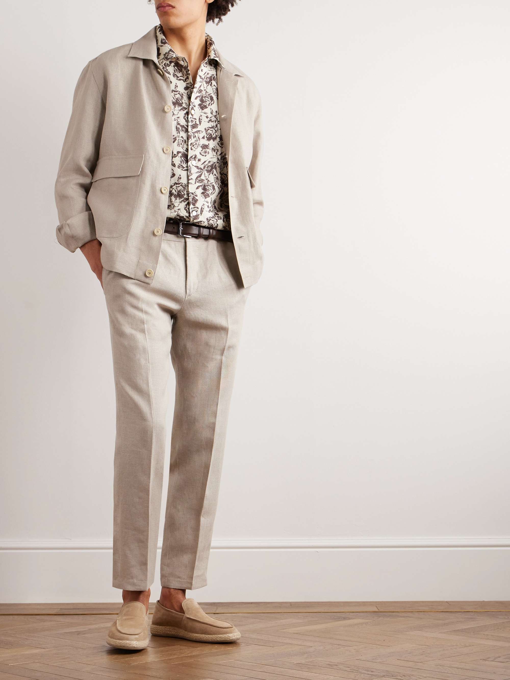 DE PETRILLO Linen Jacket