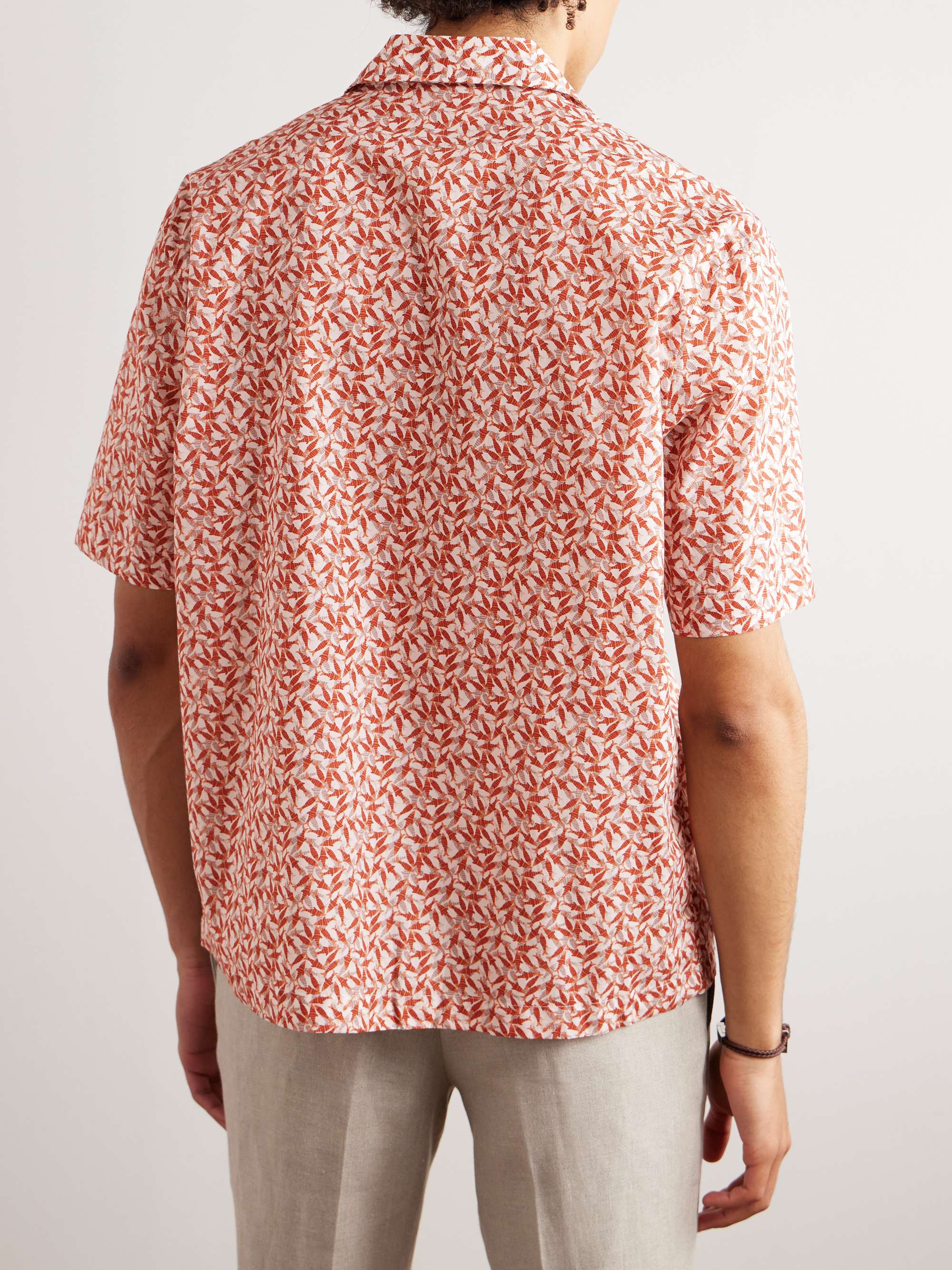 DE PETRILLO Printed Cotton Shirt