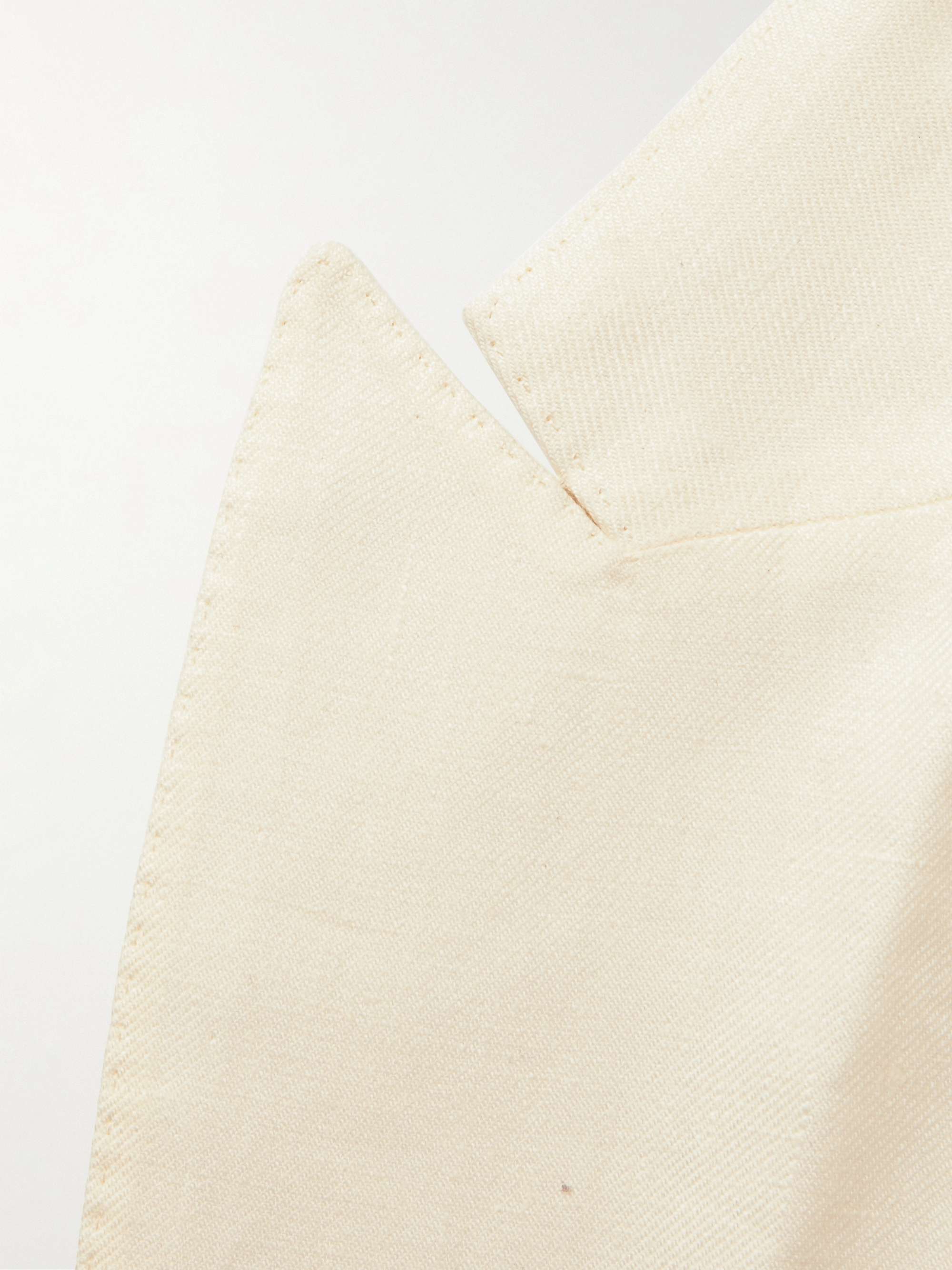 DE PETRILLO Linen Suit Blazer