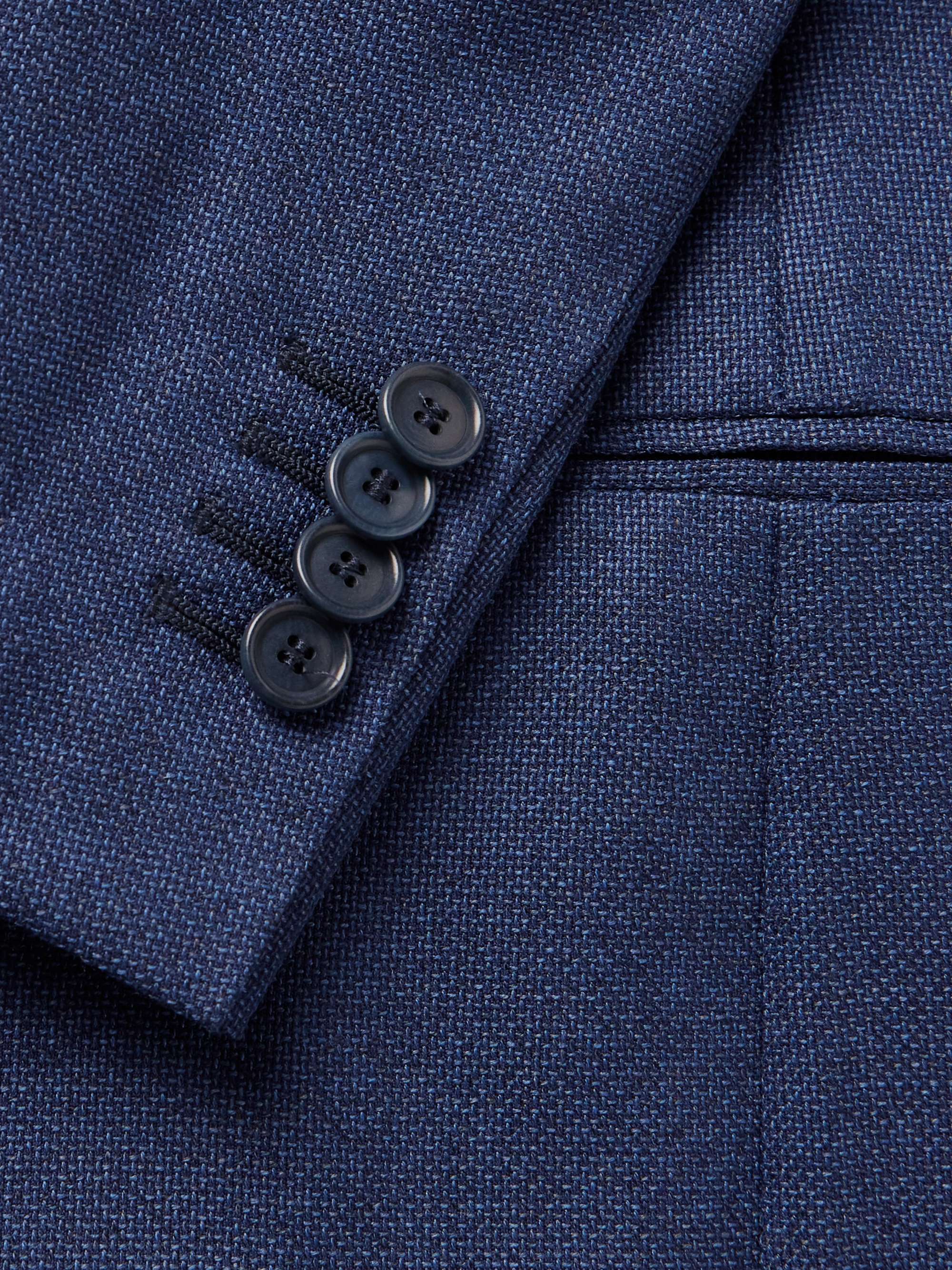 DE PETRILLO Wool-Hopsack Blazer