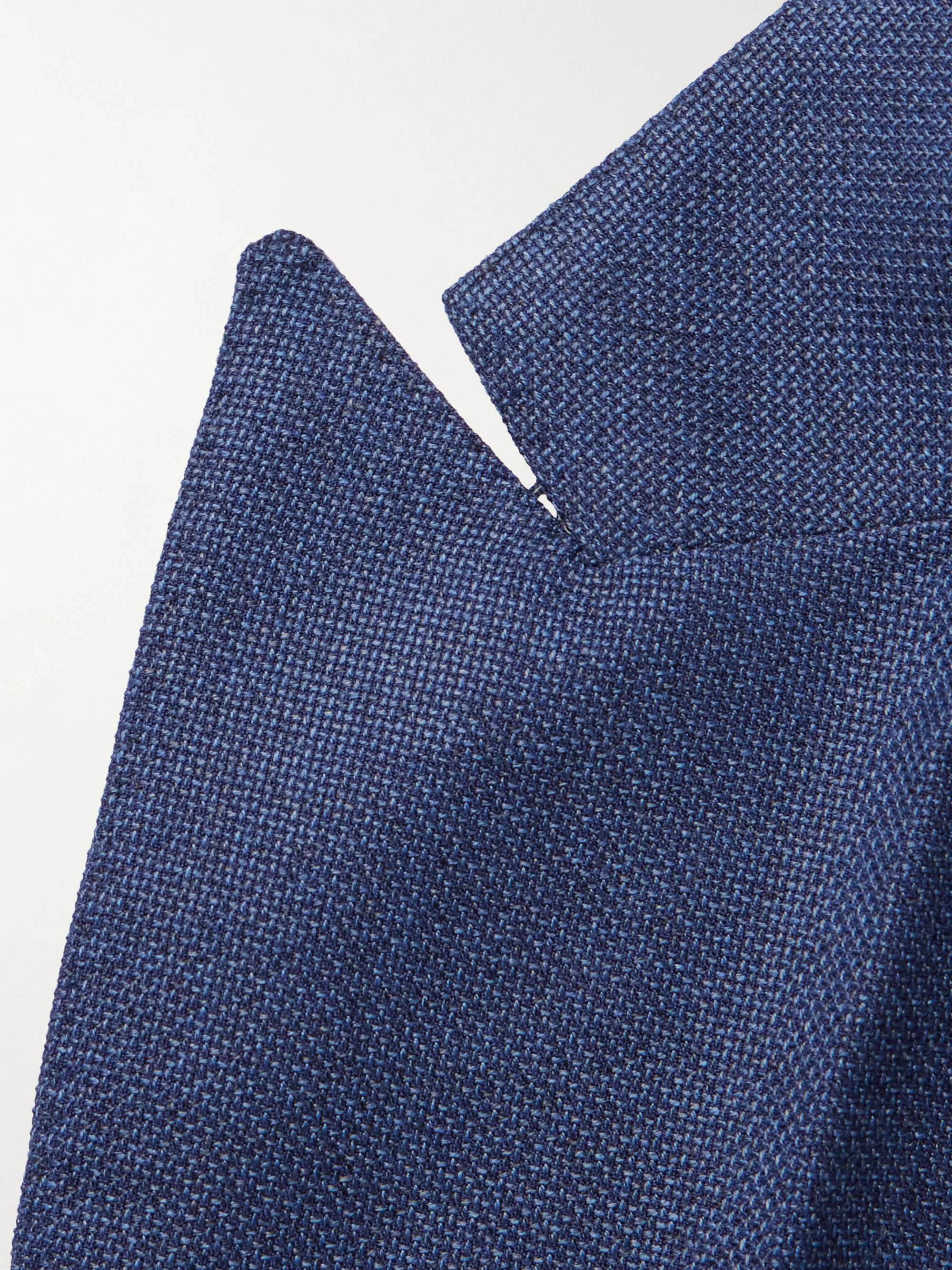 DE PETRILLO Wool-Hopsack Blazer