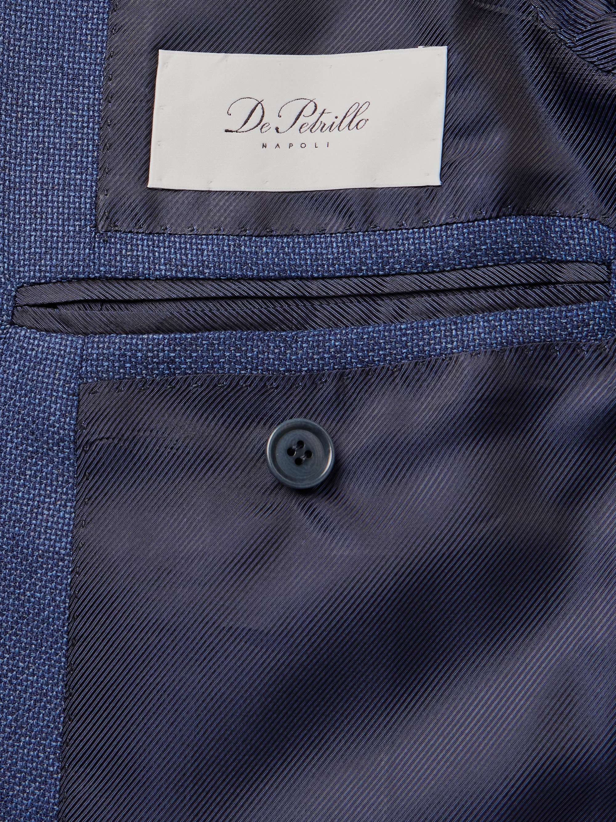 DE PETRILLO Wool-Hopsack Blazer