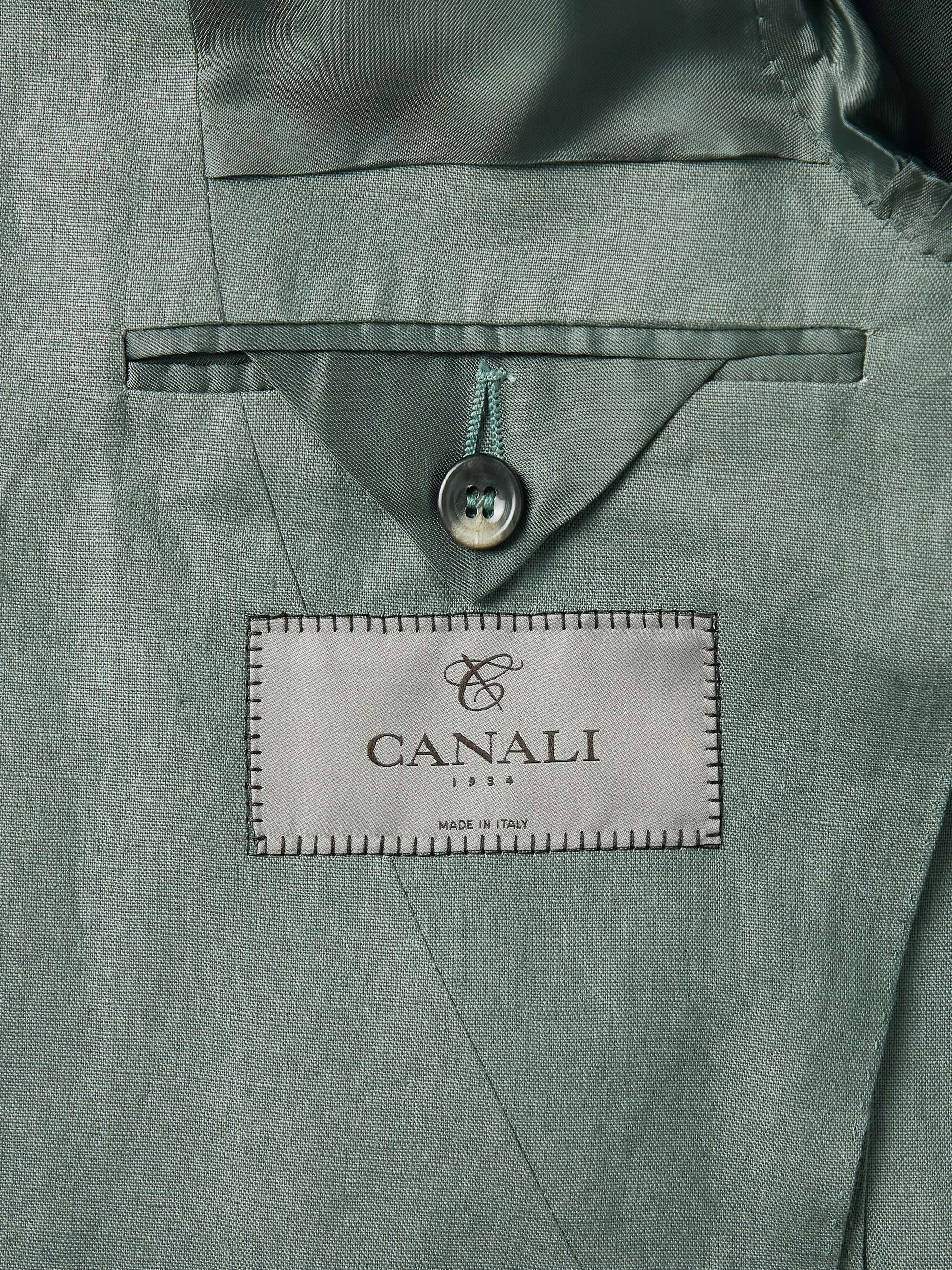 CANALI Linen Suit Jacket for Men | MR PORTER