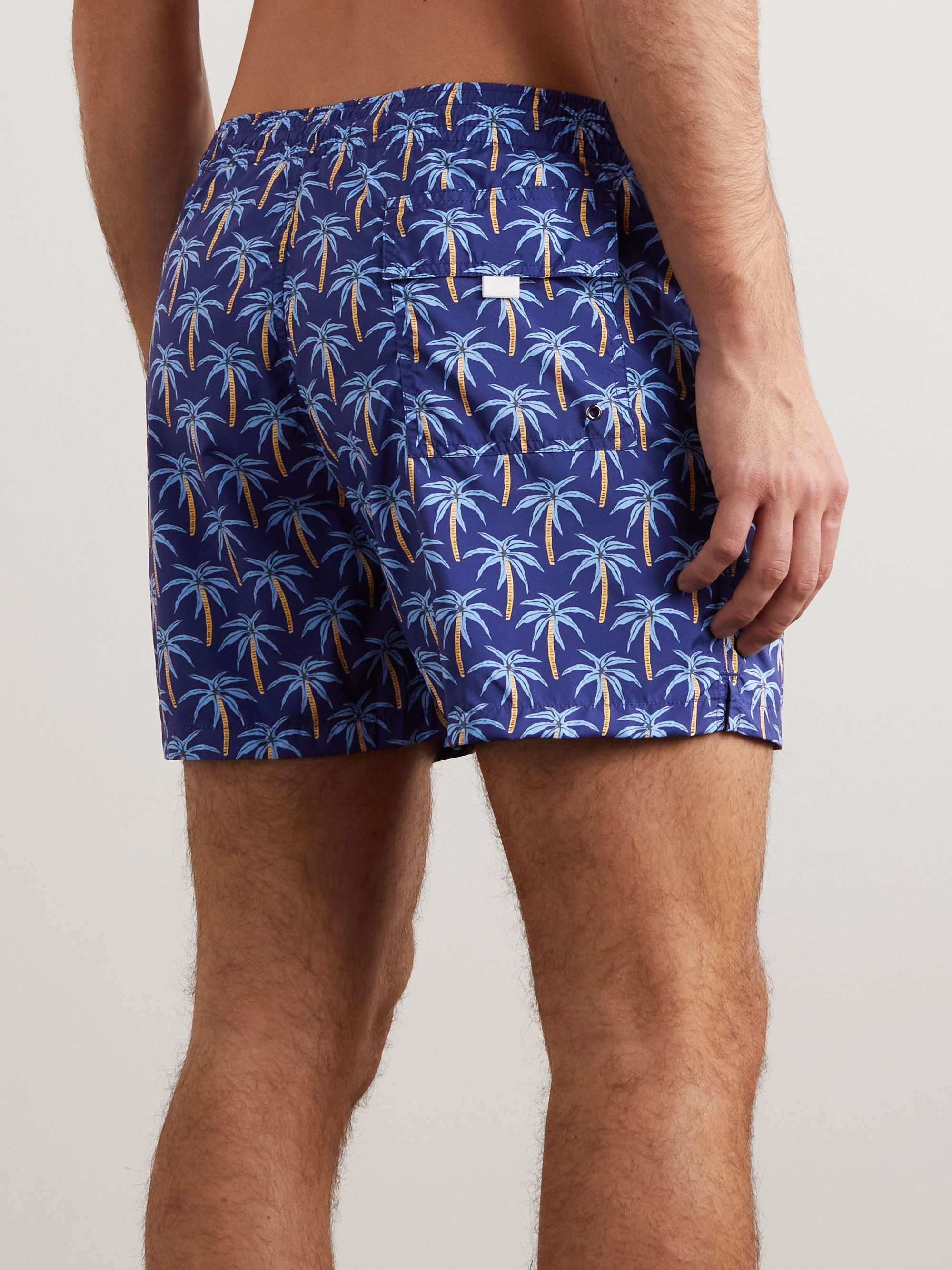 CANALI Short-Length Printed Swim Shorts | PORTER