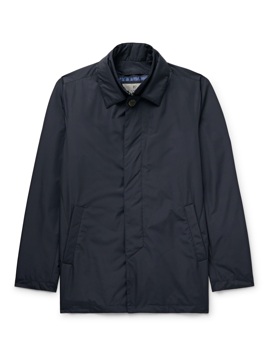 Canali Shell Car Coat In Blue | ModeSens