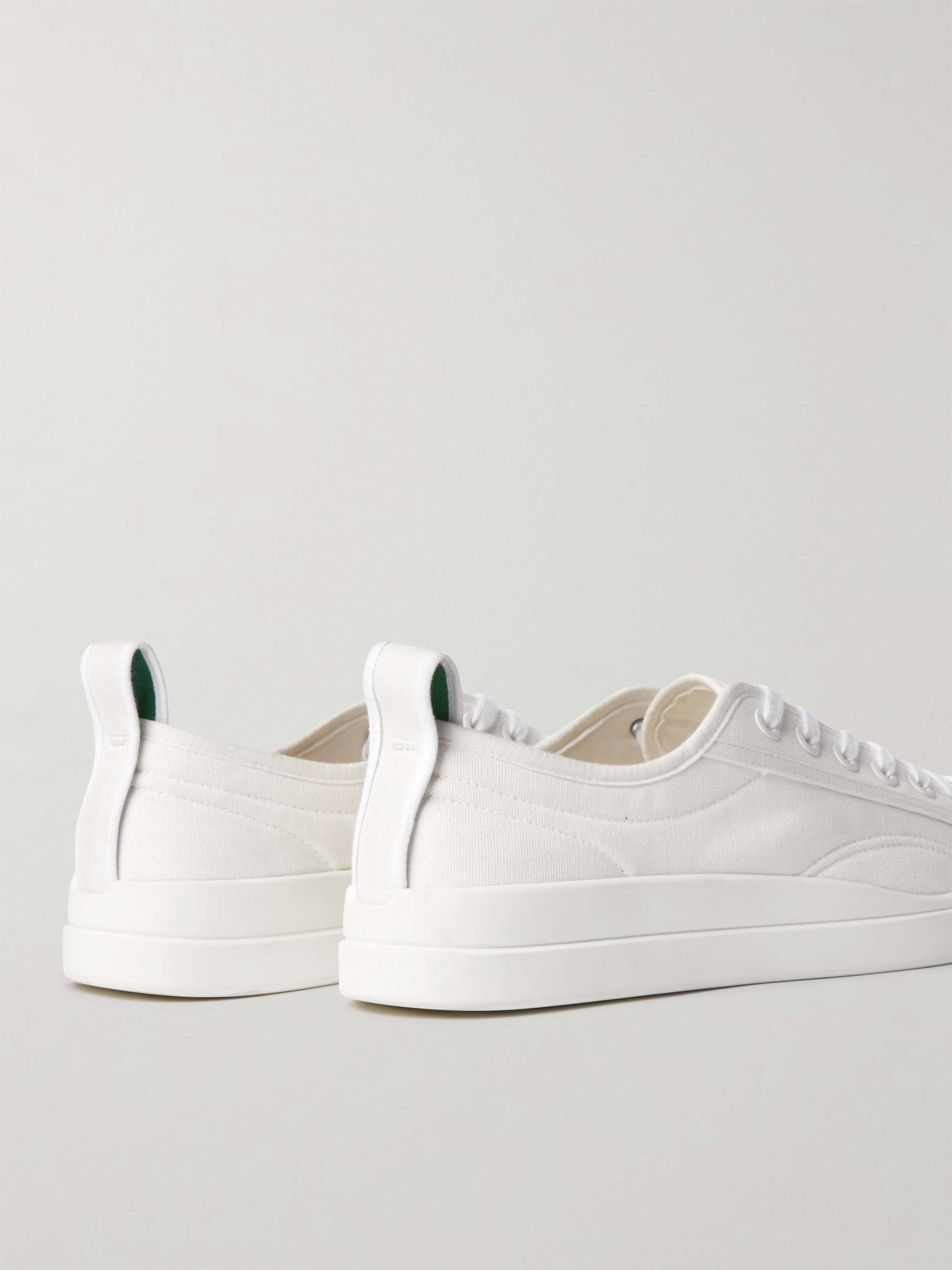 BOTTEGA VENETA Rubber-Trimmed Canvas Sneakers