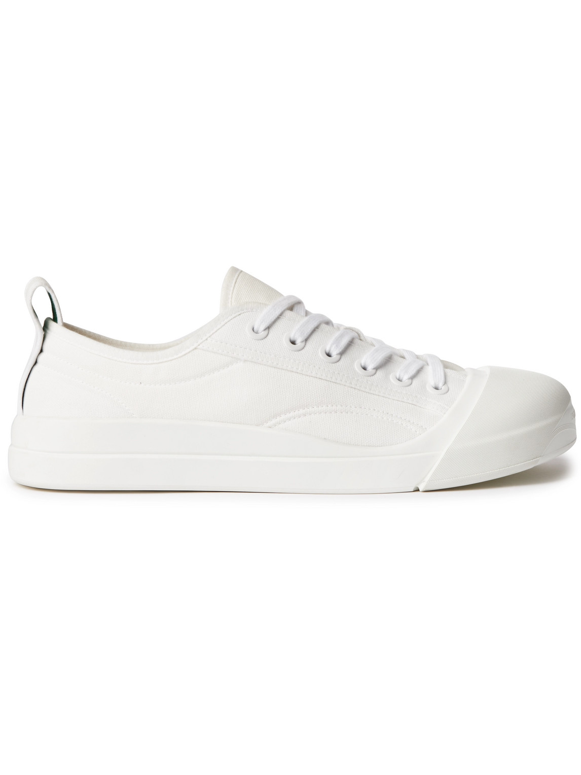 Rubber-Trimmed Canvas Sneakers