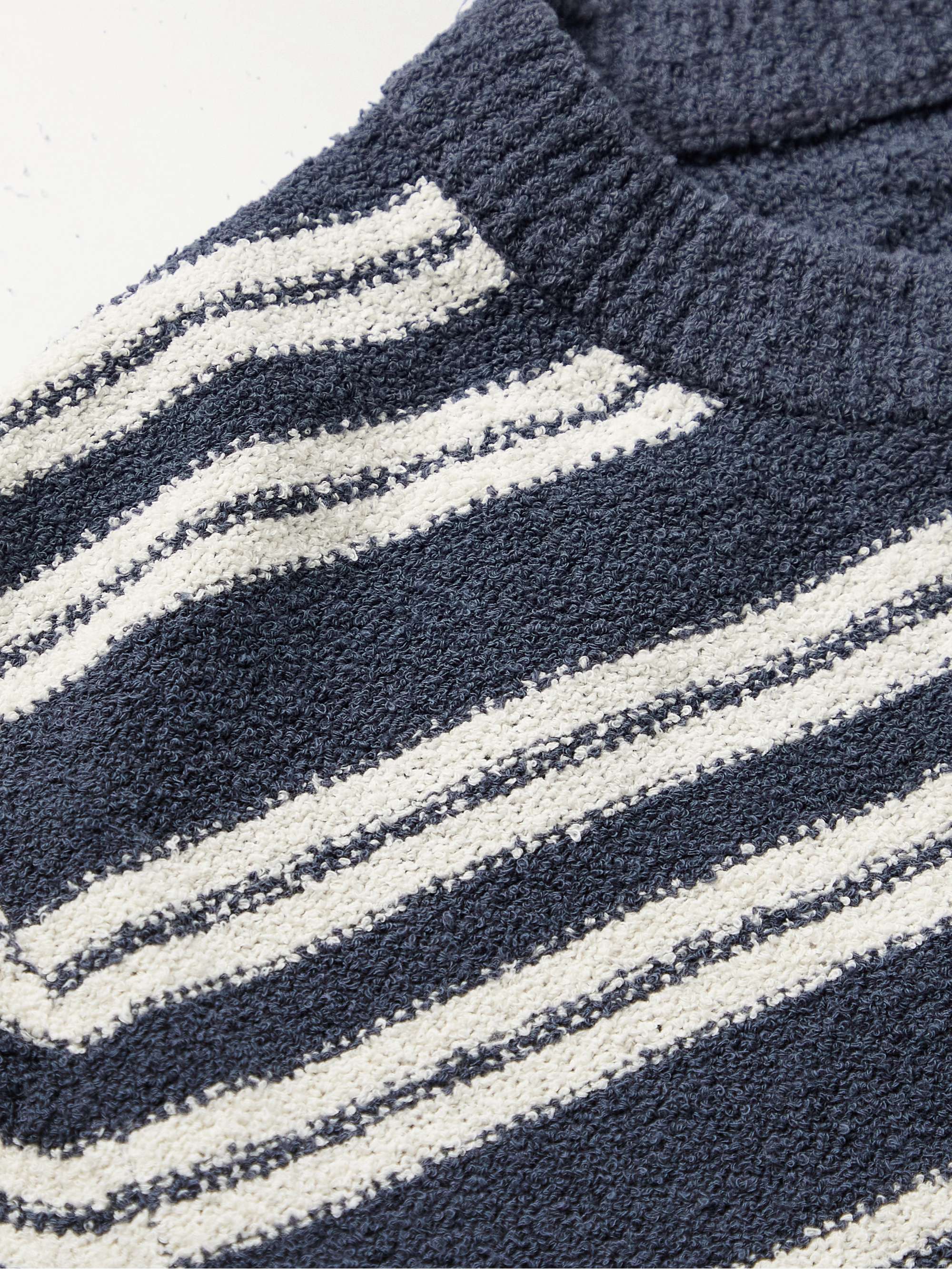 CLUB MONACO Pullover in misto cotone bouclé a righe
