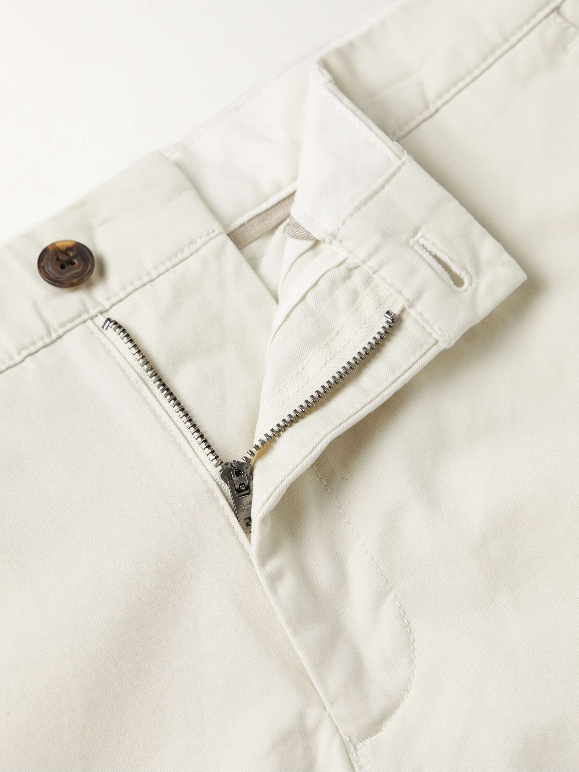 CLUB MONACO Connor Slim-Fit Cotton-Blend Twill Trousers