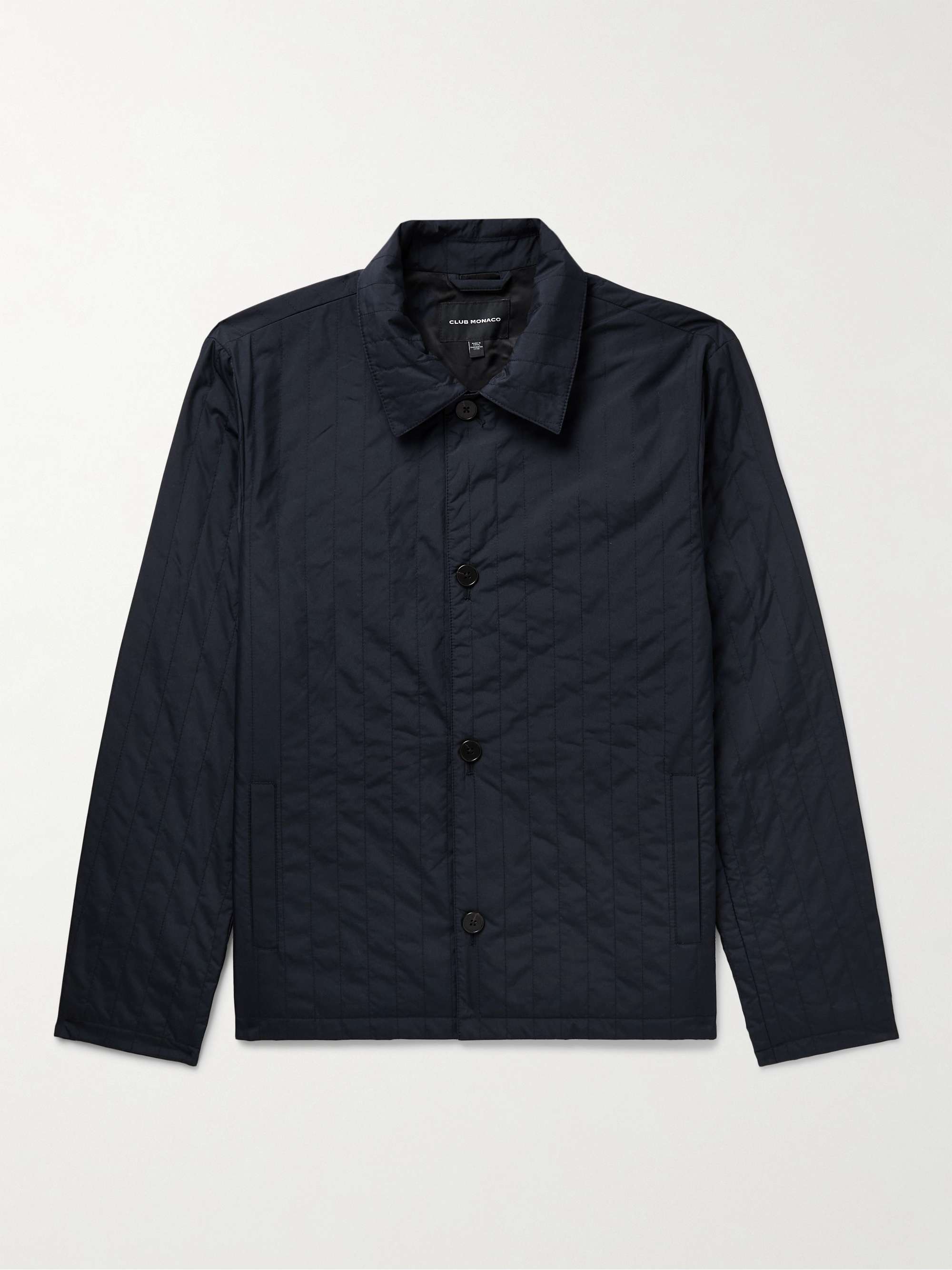 CLUB MONACO Quilted Shell Shirt Jacket for Men | MR PORTER