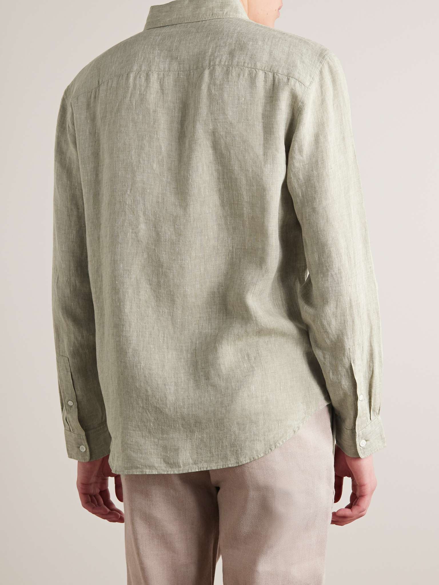 CLUB MONACO ButtonDown Collar Linen Shirt for Men MR PORTER