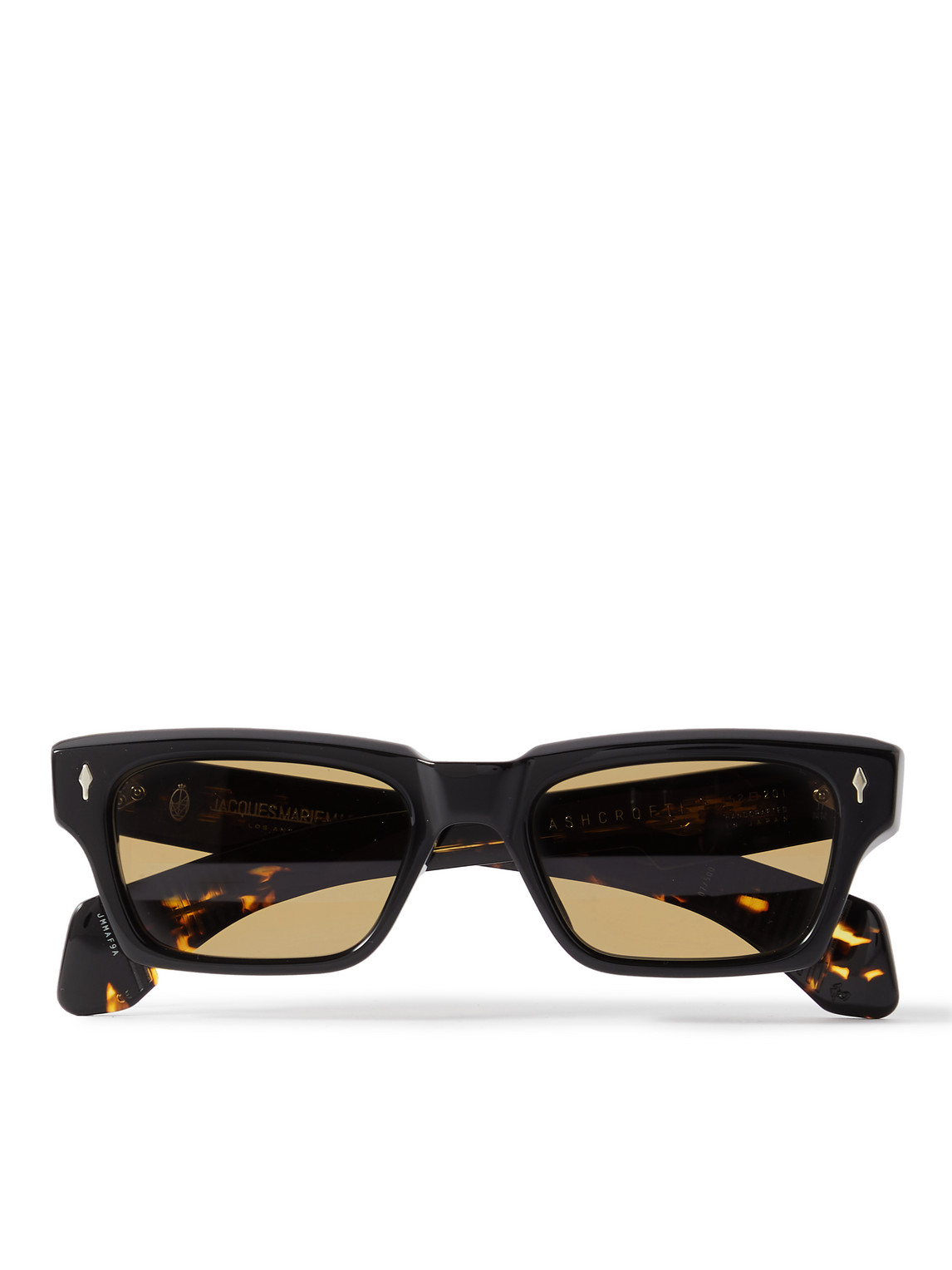 Jacques Marie Mage Ashcroft Rectangular-frame Tortoiseshell Acetate Sunglasses