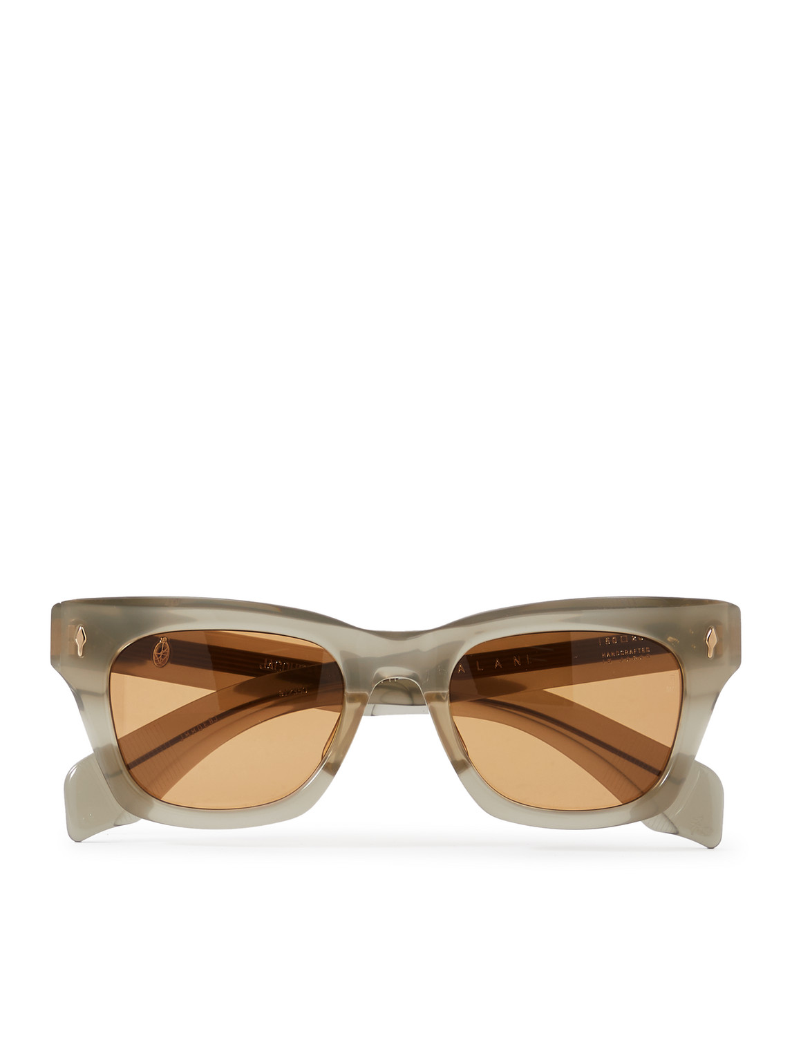 Jacques Marie Mage Dealen Square-frame Acetate Sunglasses In Gray