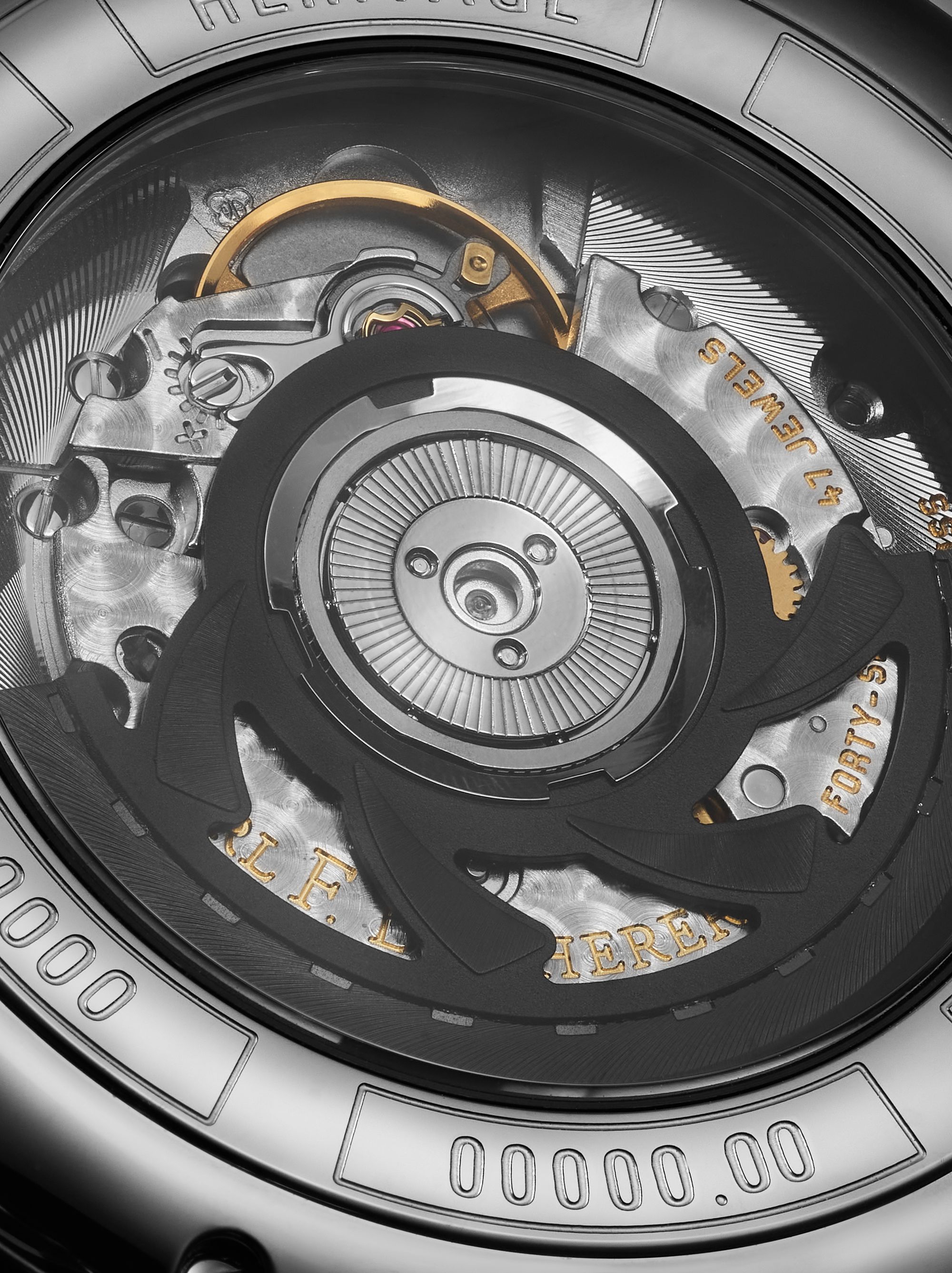 CARL F. BUCHERER Heritage BiCompax Annual Automatic 41mm Stainless Steel and Rubber Watch, Ref. No. 00.10803.12.32.01