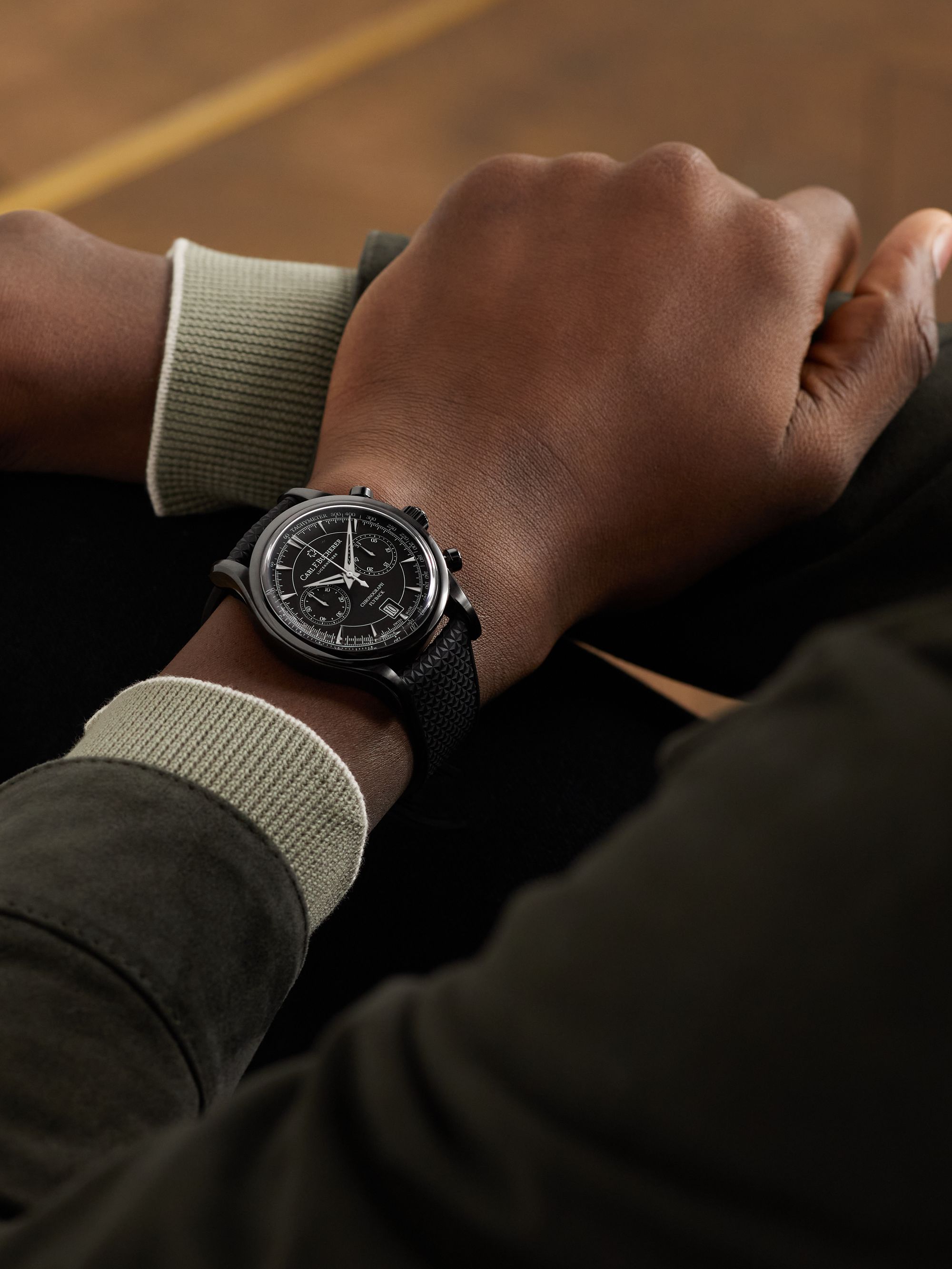 送料無料 非冷凍品同梱不可 超希少!ブッフェラー BUCHERER クロノ