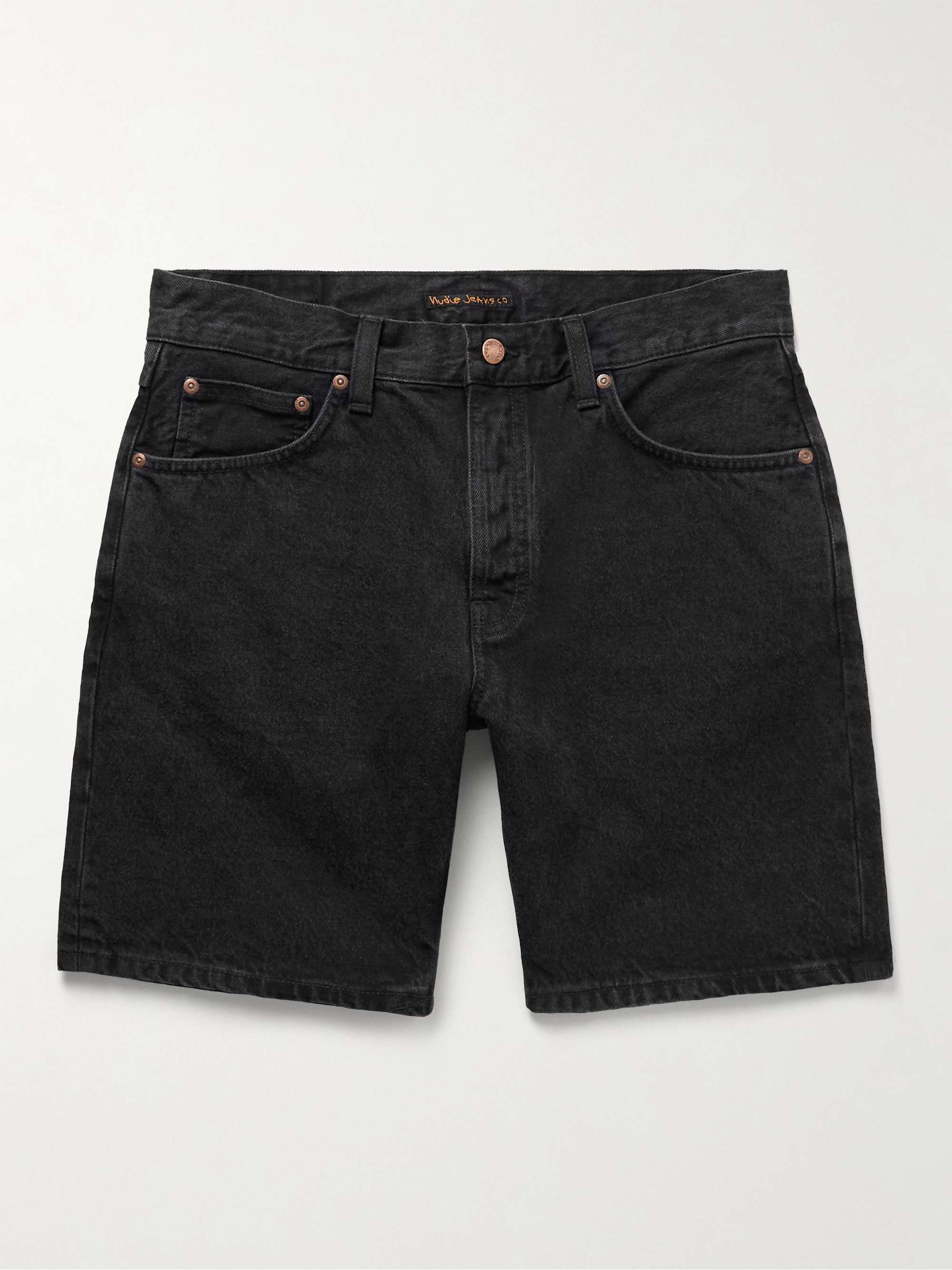 Men's denim shorts - black W130 | MODONE wholesale - Clothing For Men-suu.vn