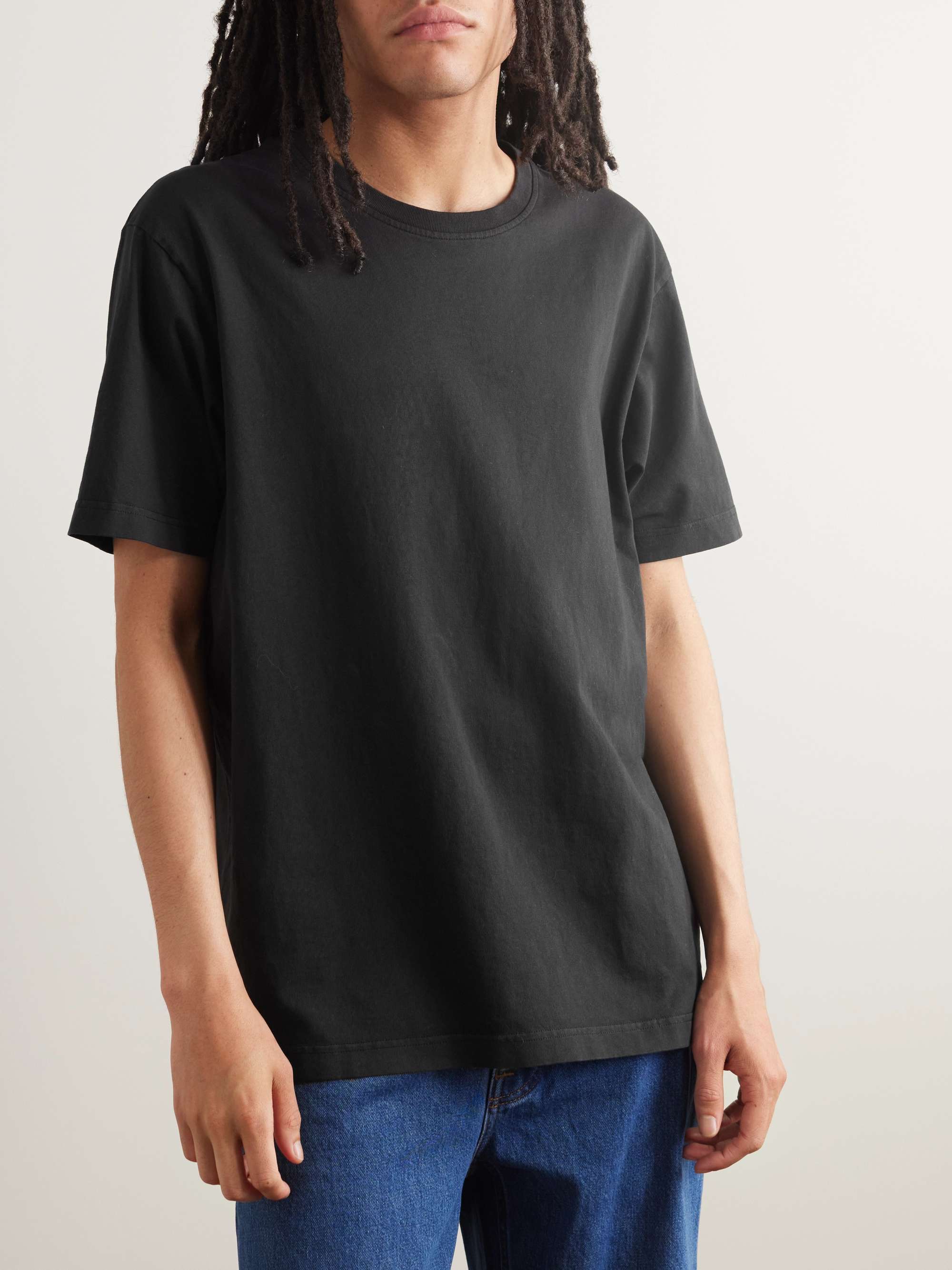 NUDIE JEANS Uno Everyday Cotton-Jersey T-Shirt for Men | MR