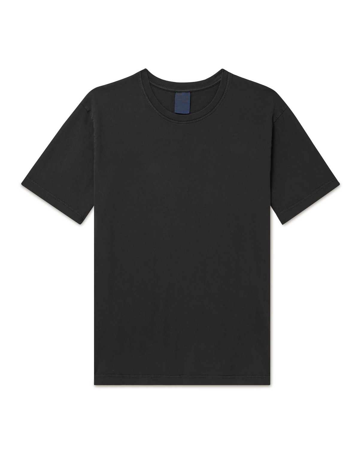 Shop Nudie Jeans Uno Everyday Cotton-jersey T-shirt In Black