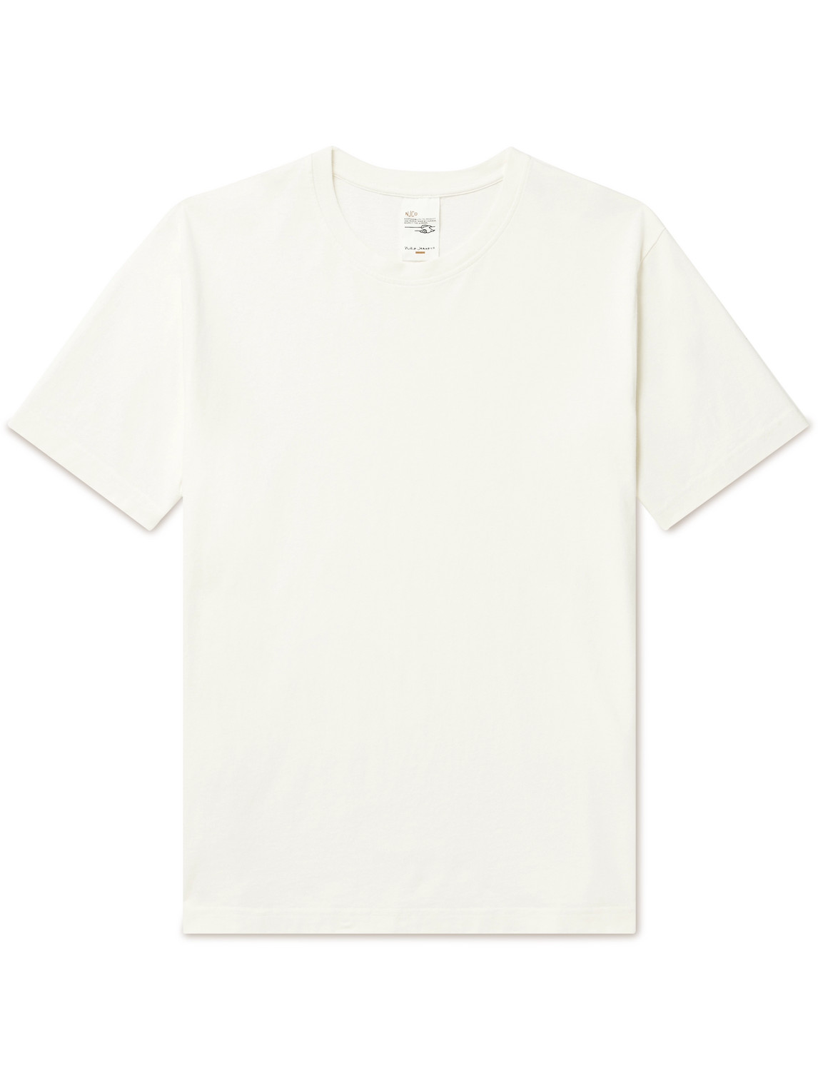 Nudie Jeans Off-white Rebirth T-shirt In Offwhite