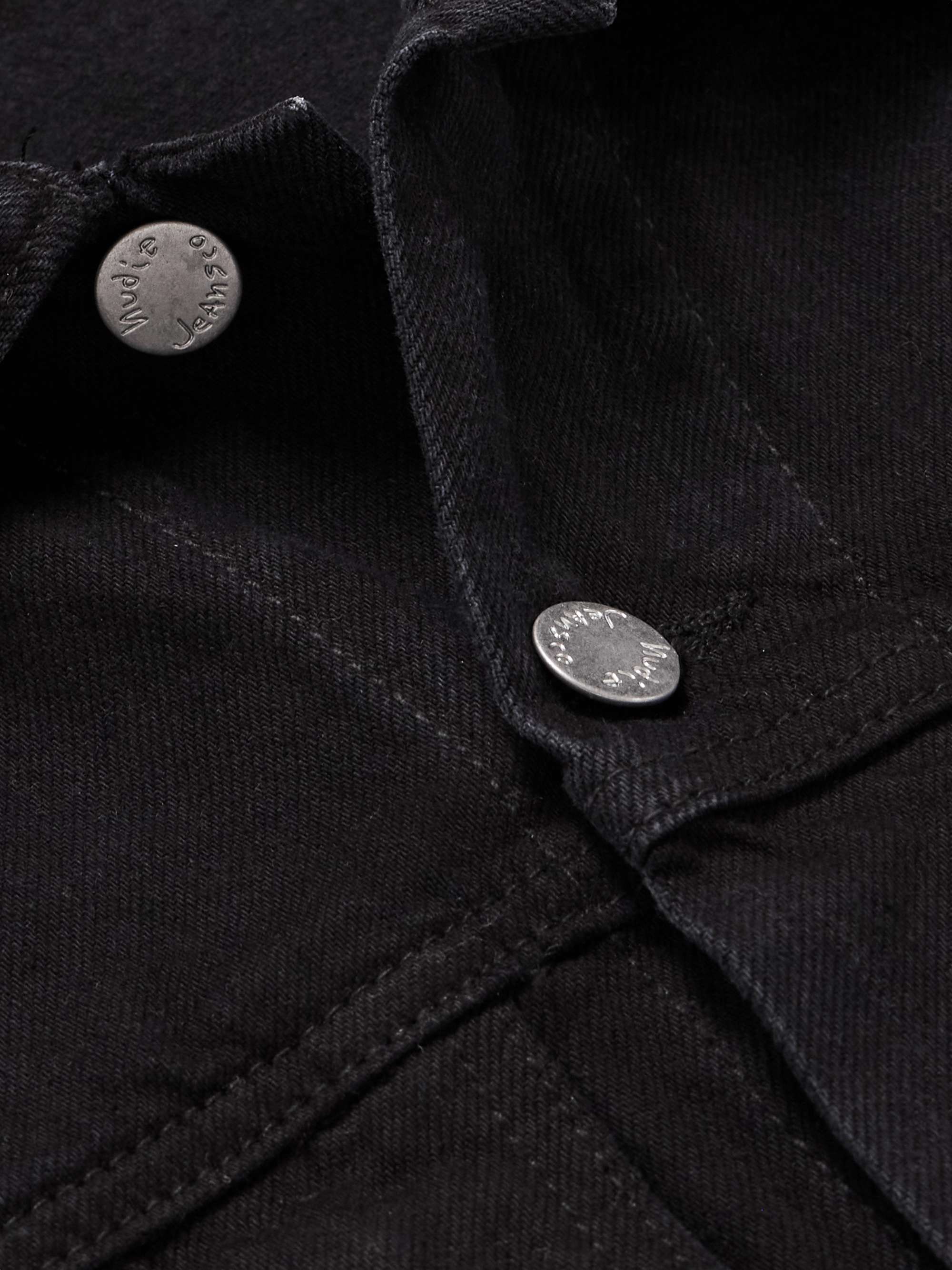 NUDIE JEANS Robby Vintage Logo-Appliquéd Denim Jacket for