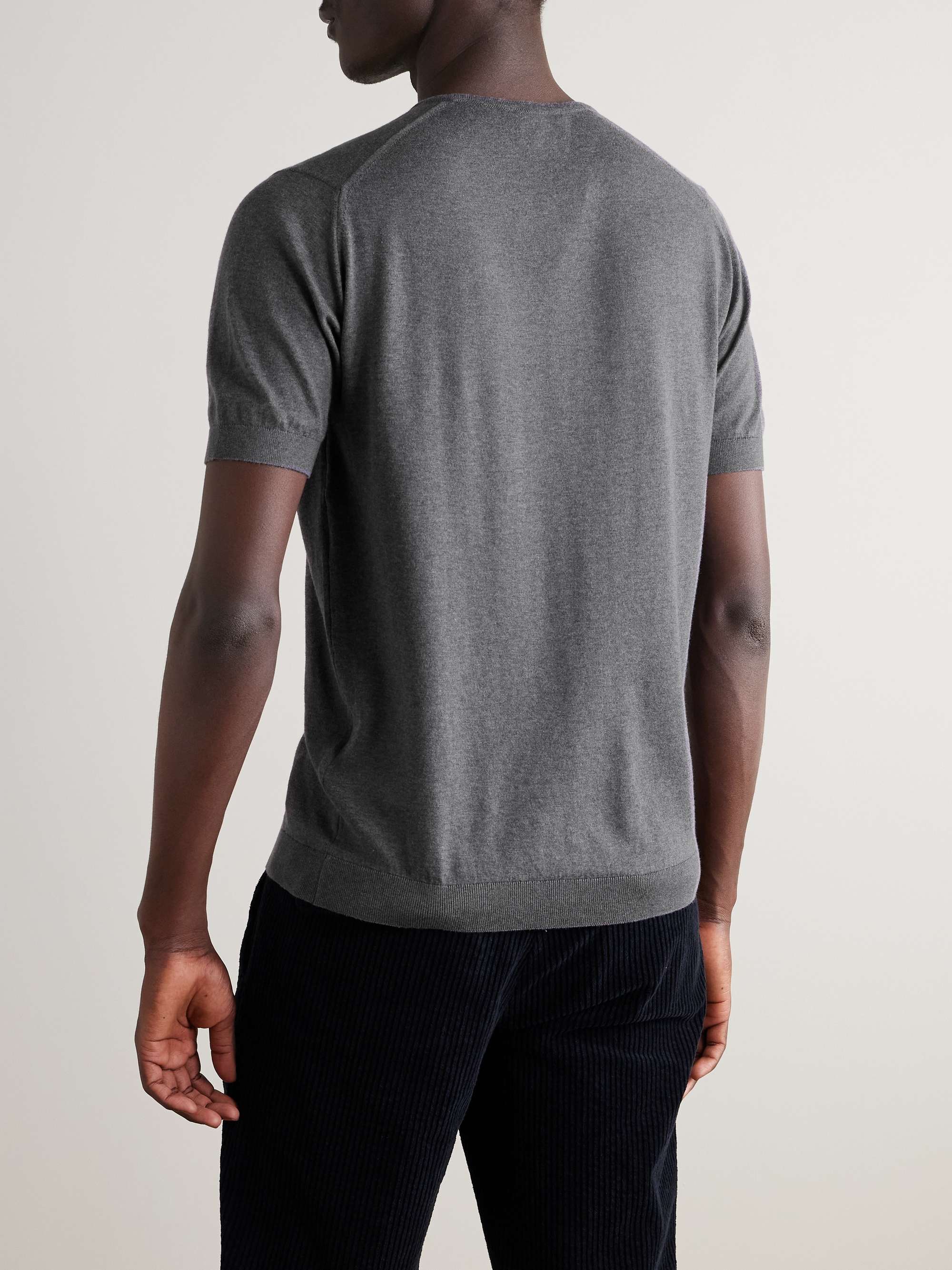 JOHN SMEDLEY Belden Slim-Fit Sea Island Cotton T-Shirt