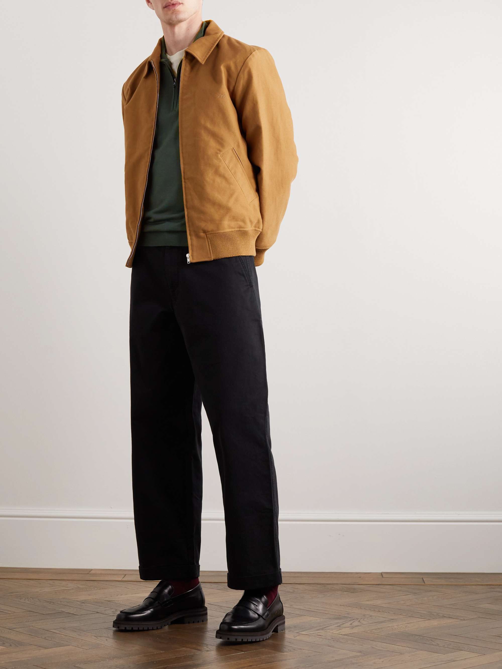 JOHN SMEDLEY Slim-Fit Merino Wool Half-Zip Sweatshirt | MR PORTER