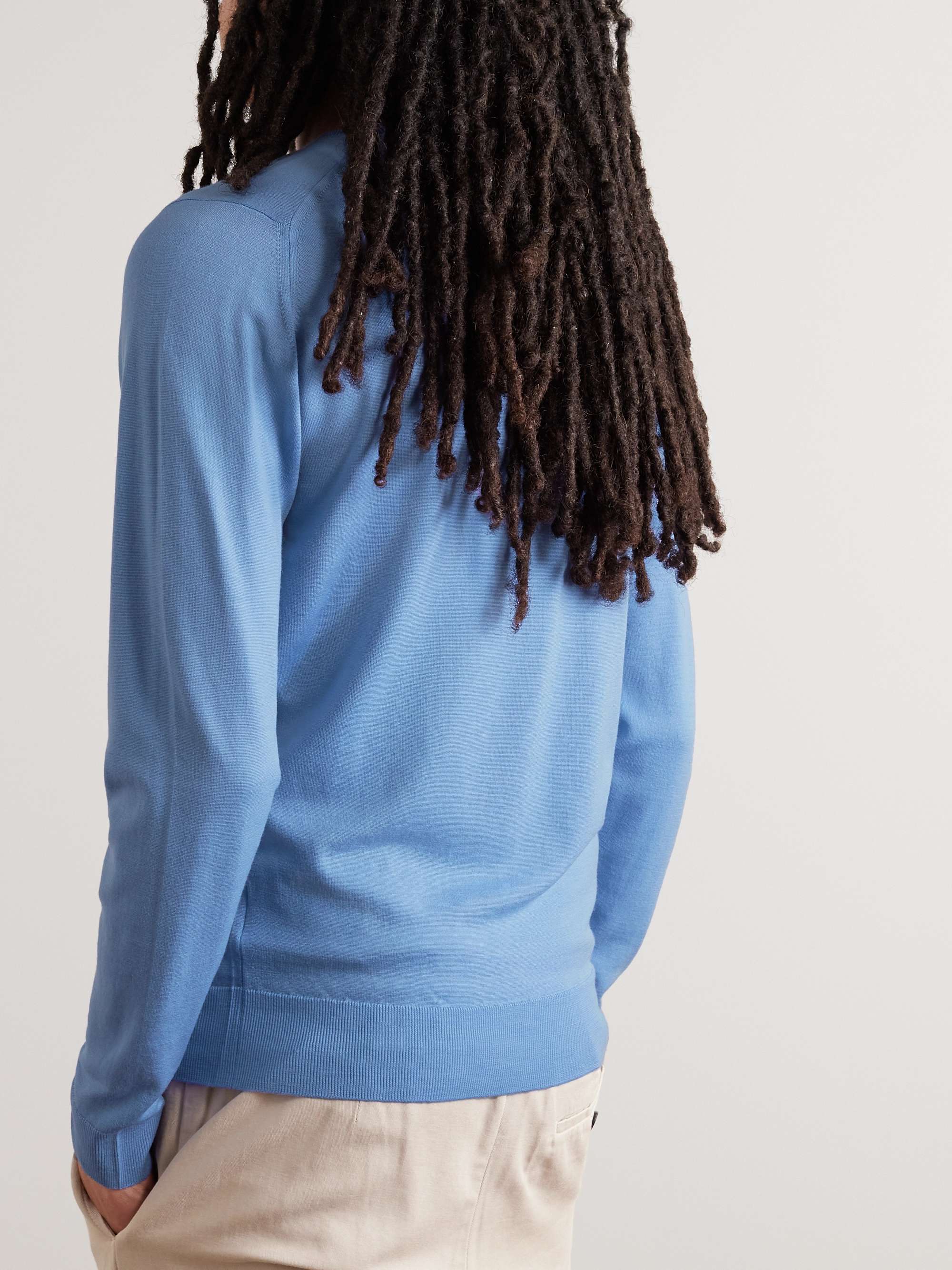 JOHN SMEDLEY SlimFit Merino Wool Sweater for Men MR PORTER