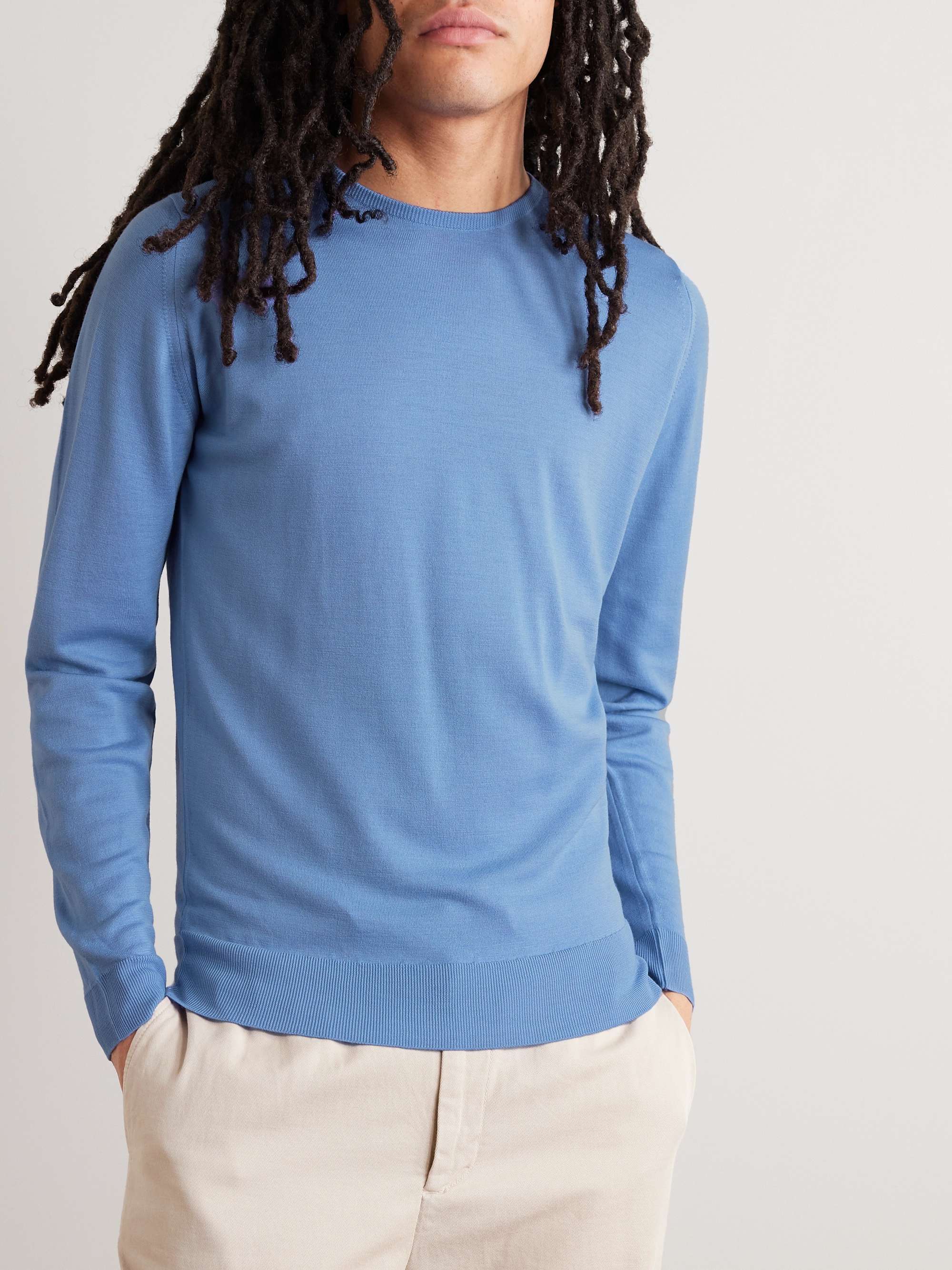 JOHN SMEDLEY SlimFit Merino Wool Sweater for Men MR PORTER