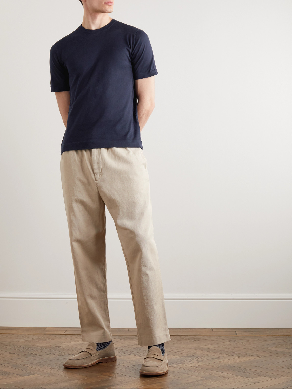 Lorca Slim-Fit Sea Island Cotton T-Shirt — 2