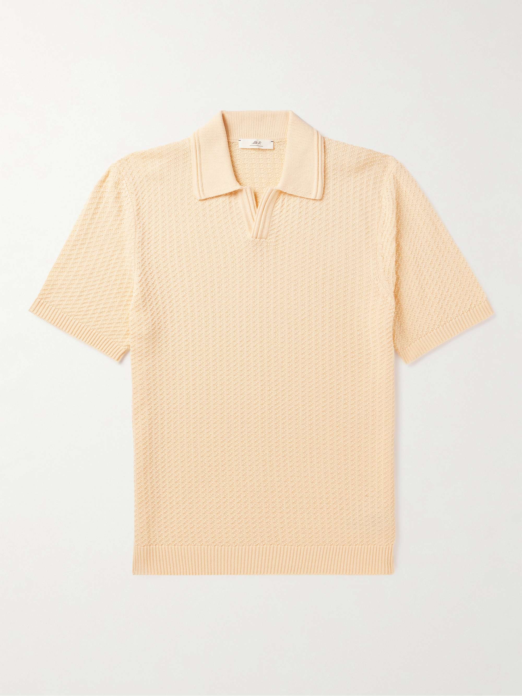 MR P. Jacquard-Knit Cotton Polo Shirt for Men | MR PORTER