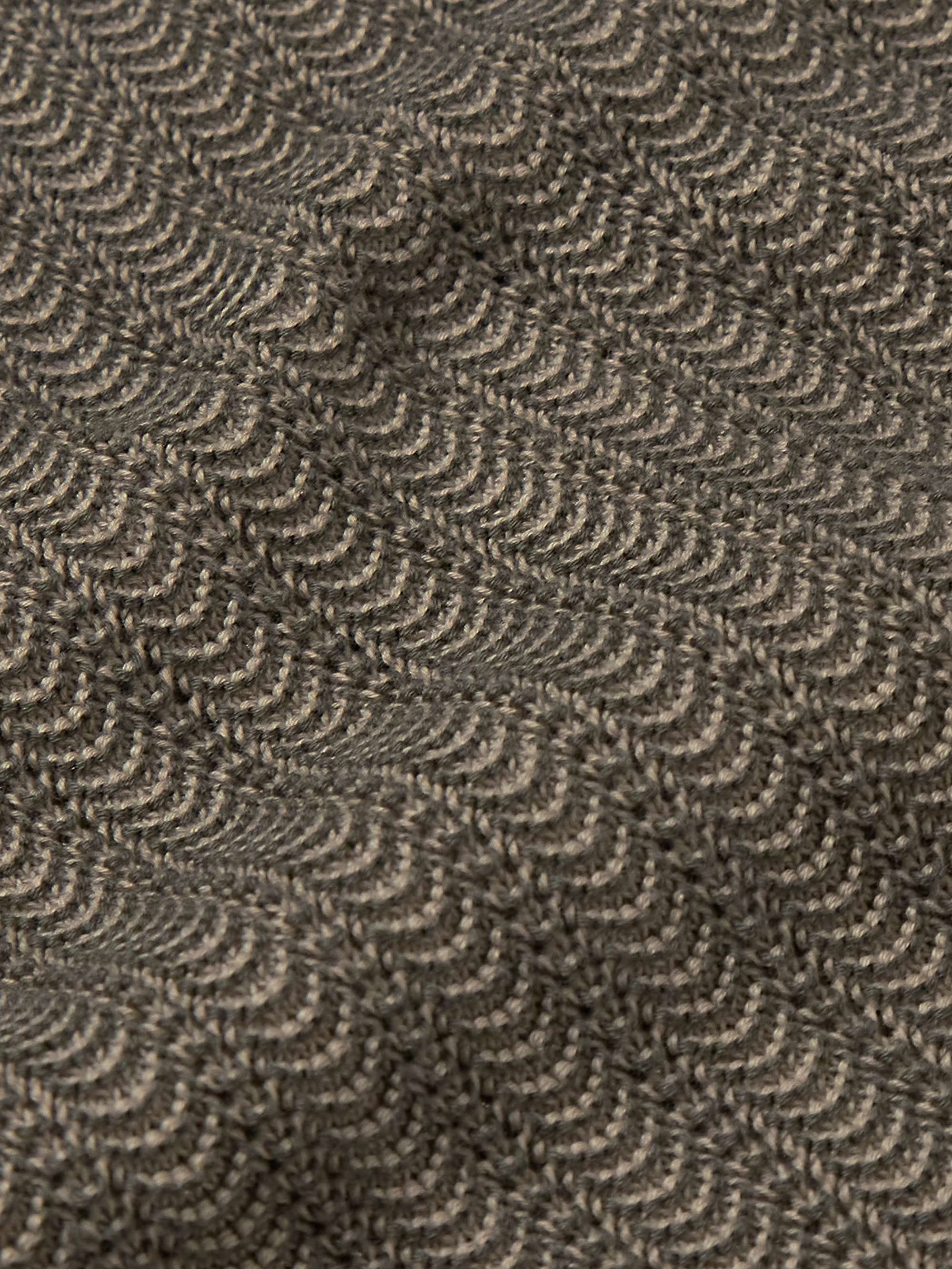 MR P. Crochet-Knit Cotton and Silk-Blend Polo Shirt