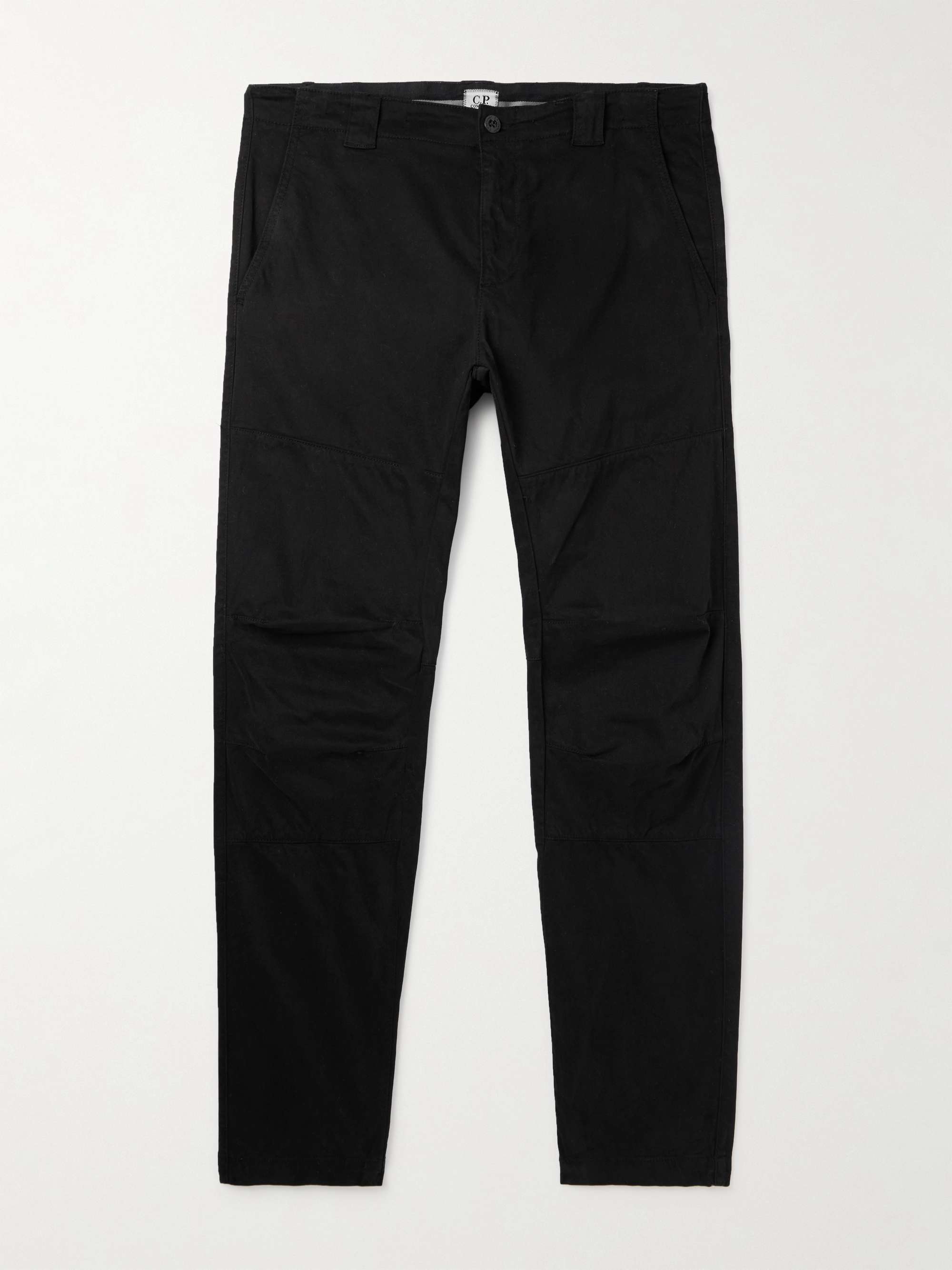 Slim-fit stretch cotton trousers - Man