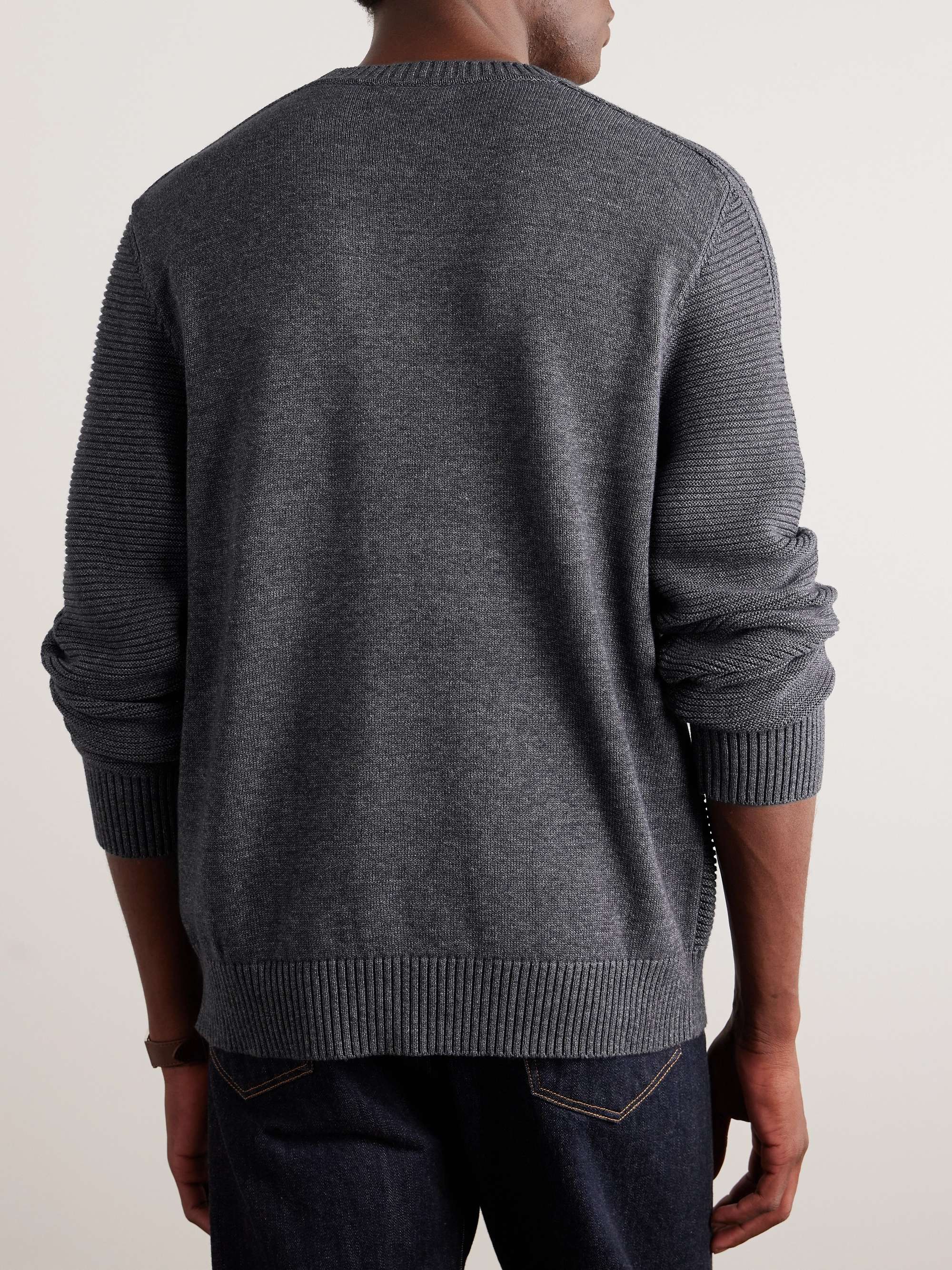 MR P. Ribbed Cotton Sweater for Men | MR PORTER