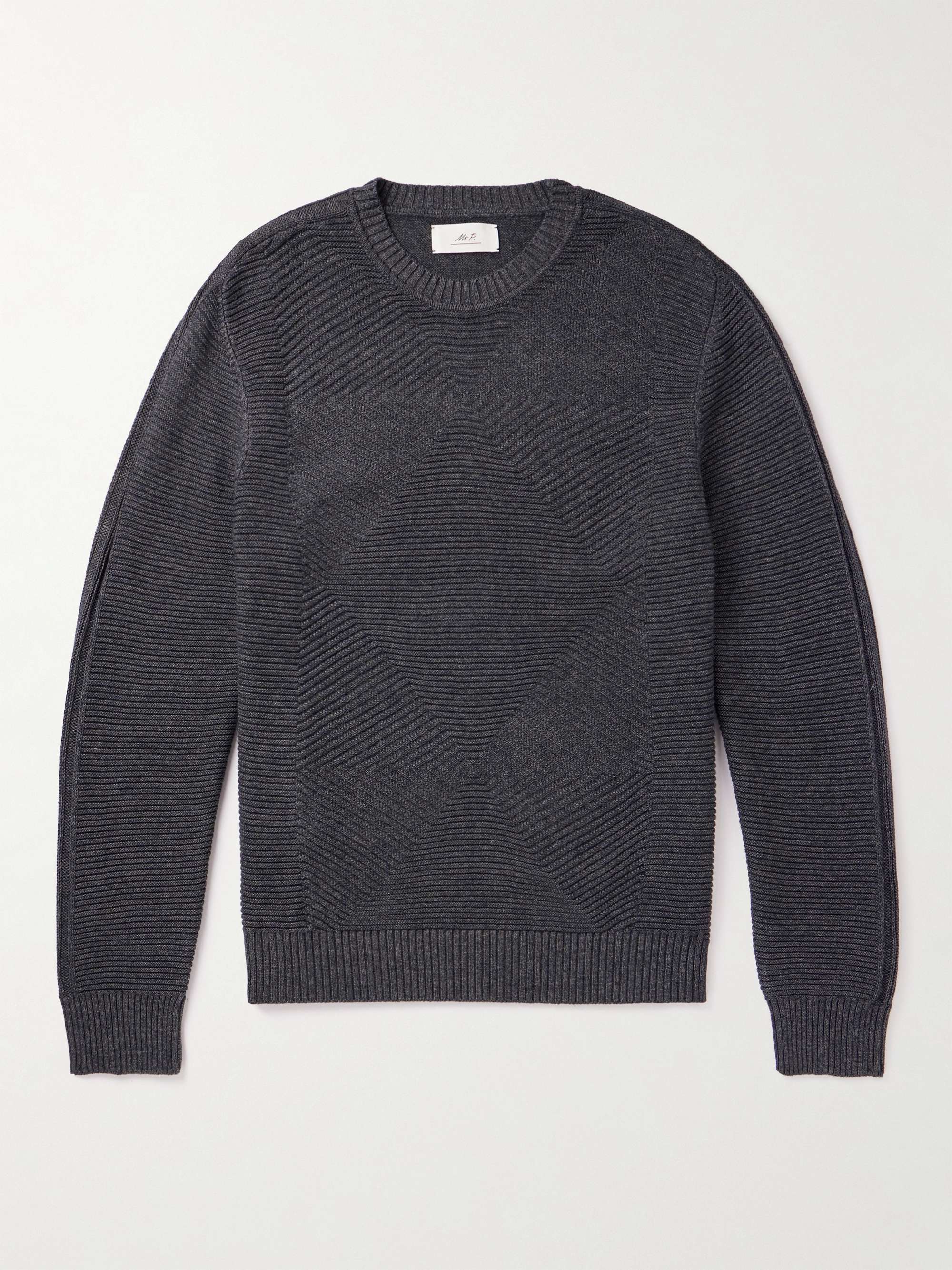 MR P. Ribbed Cotton Sweater