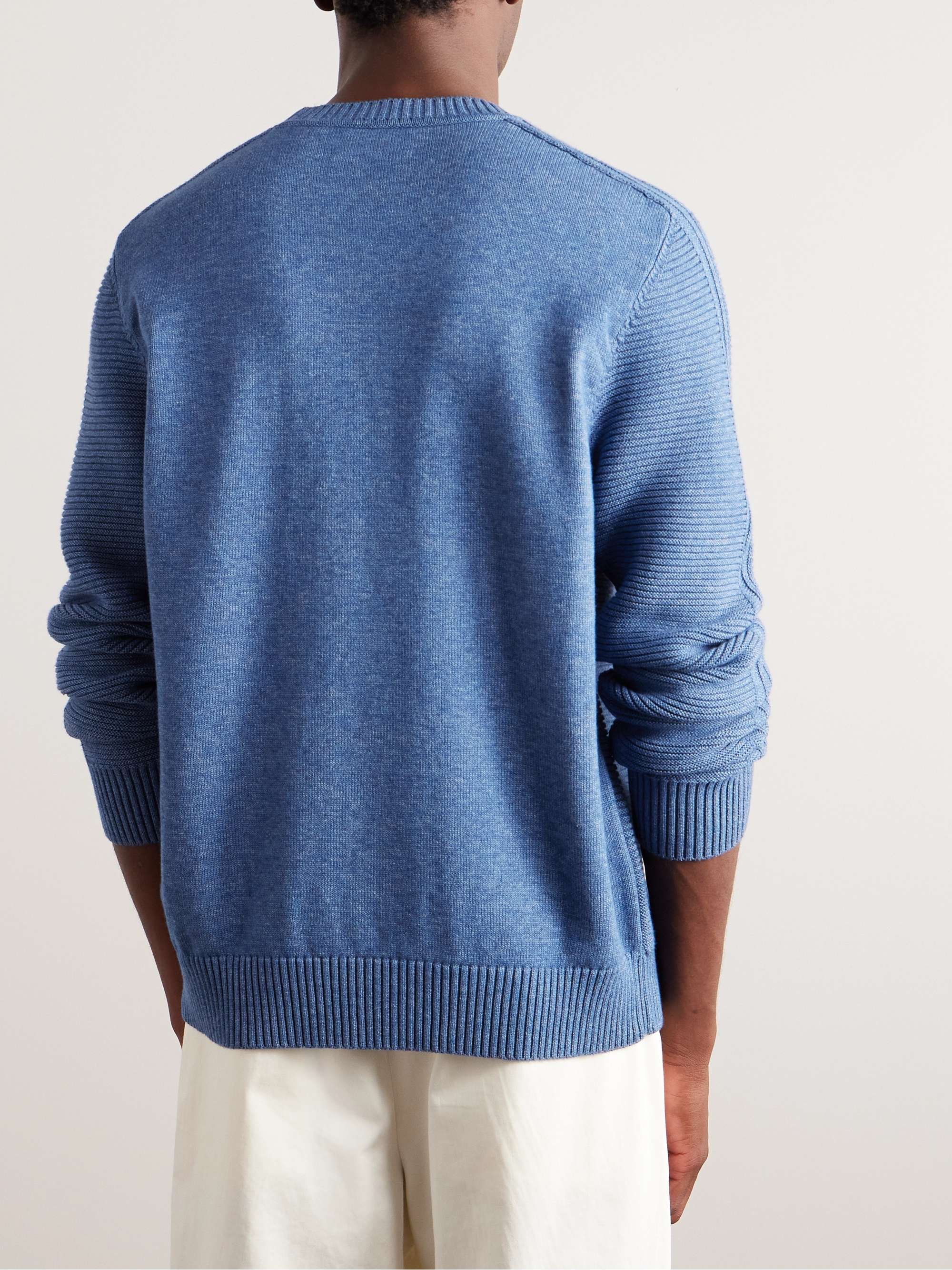 MR P. Ribbed Cotton Sweater