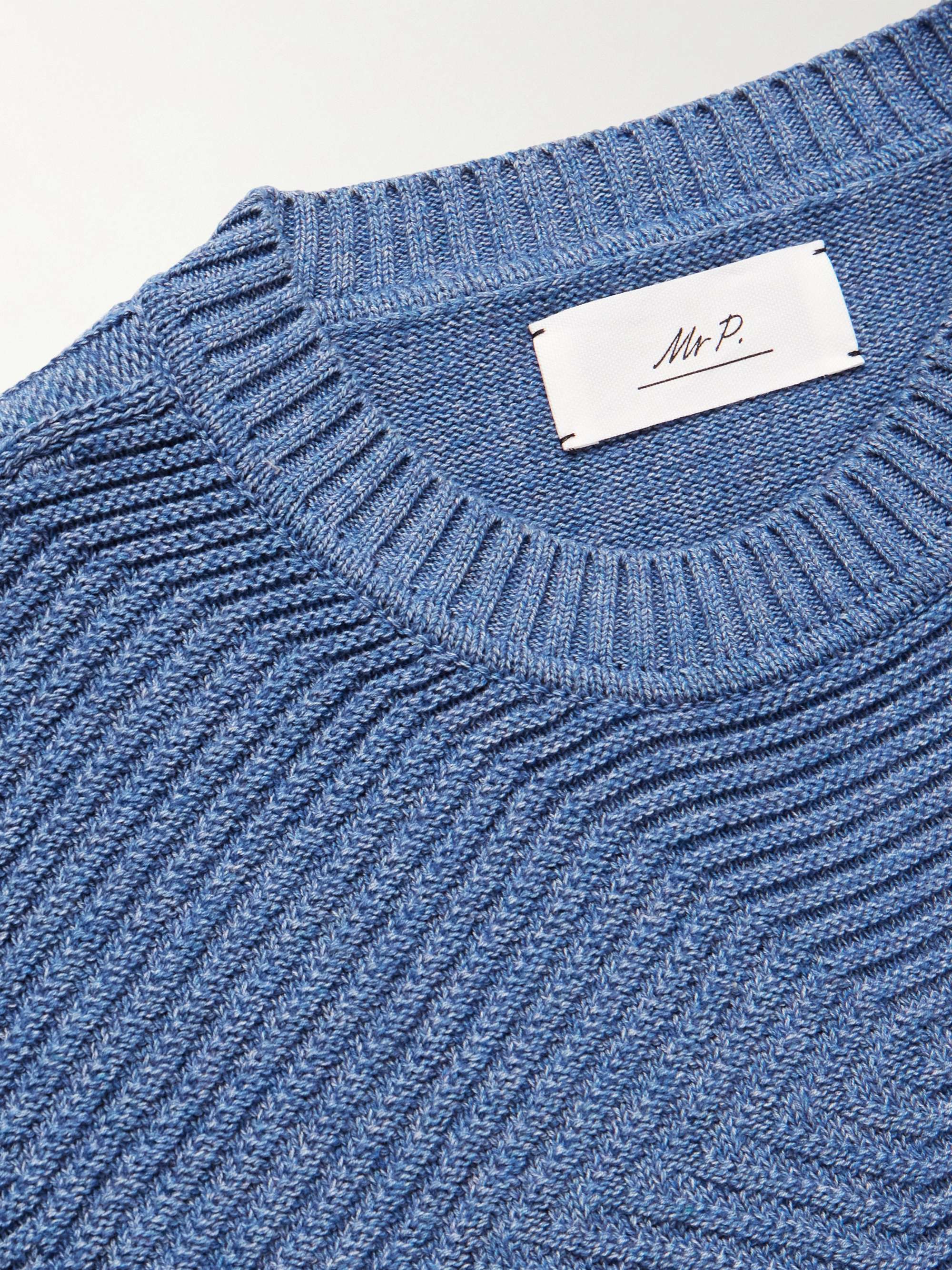 MR P. Ribbed Cotton Sweater for Men | MR PORTER