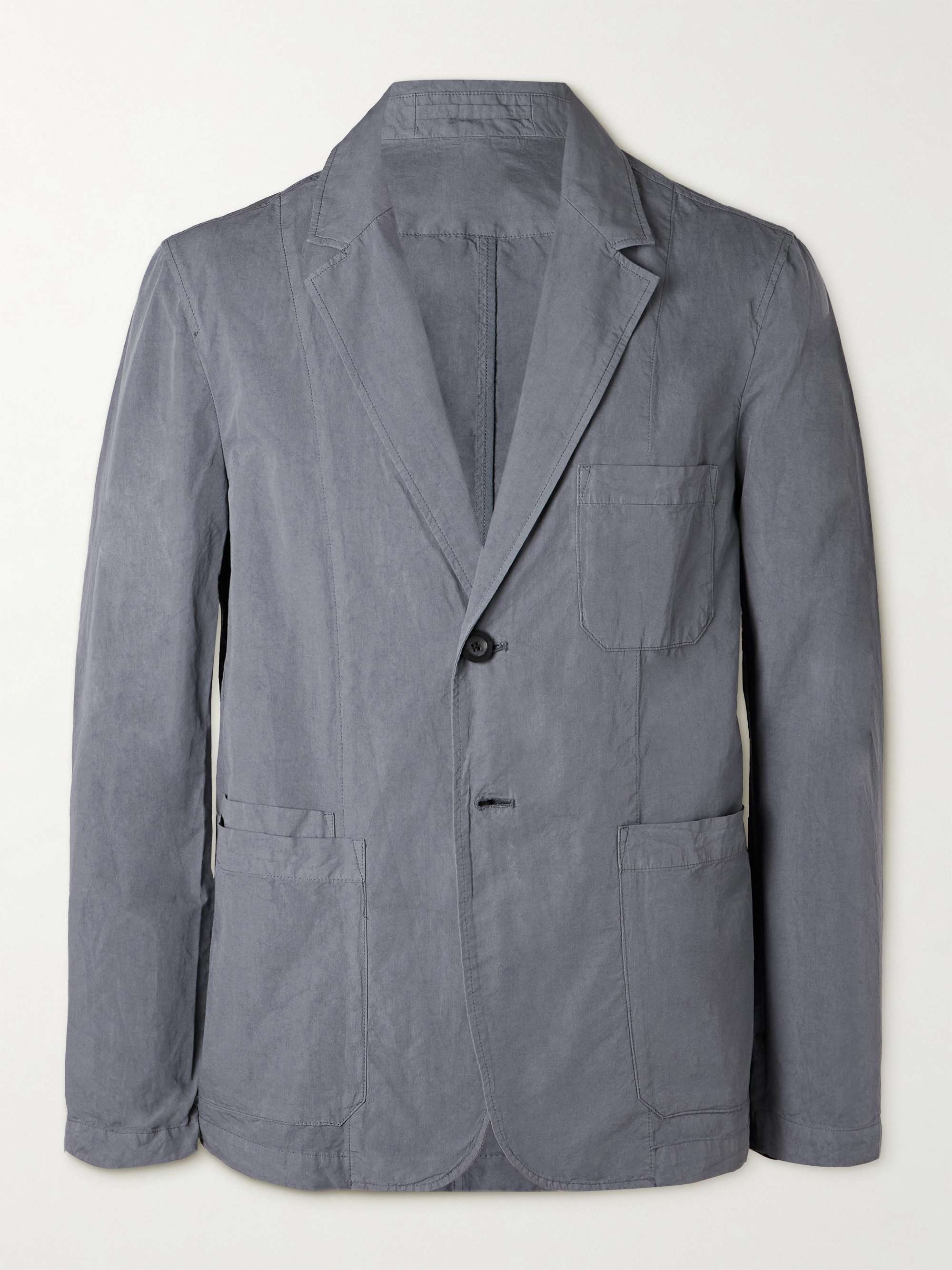 MR P. Garment-Dyed Cotton-Blend Twill Blazer for Men | MR PORTER