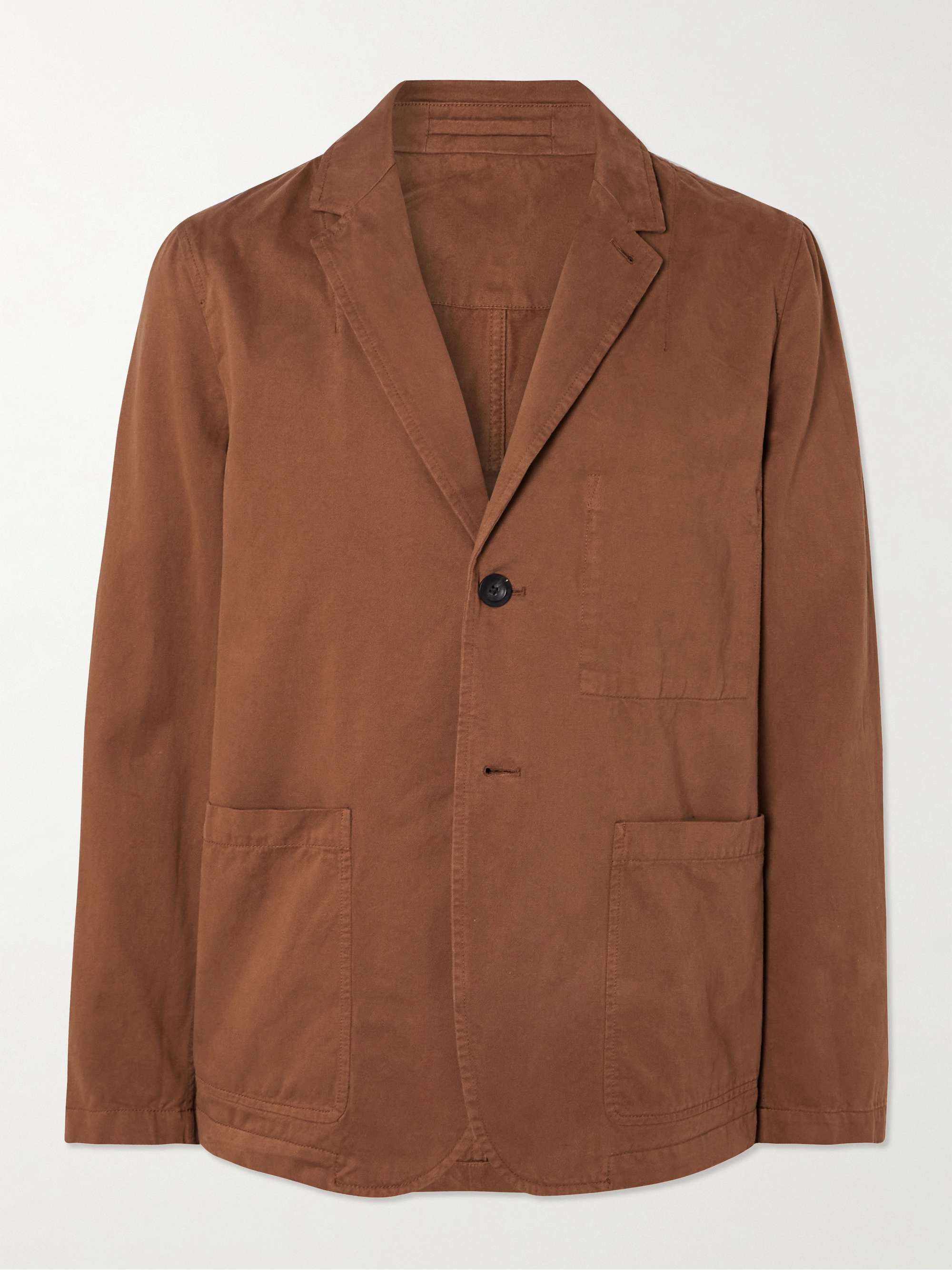 Cotton twill best sale blazer