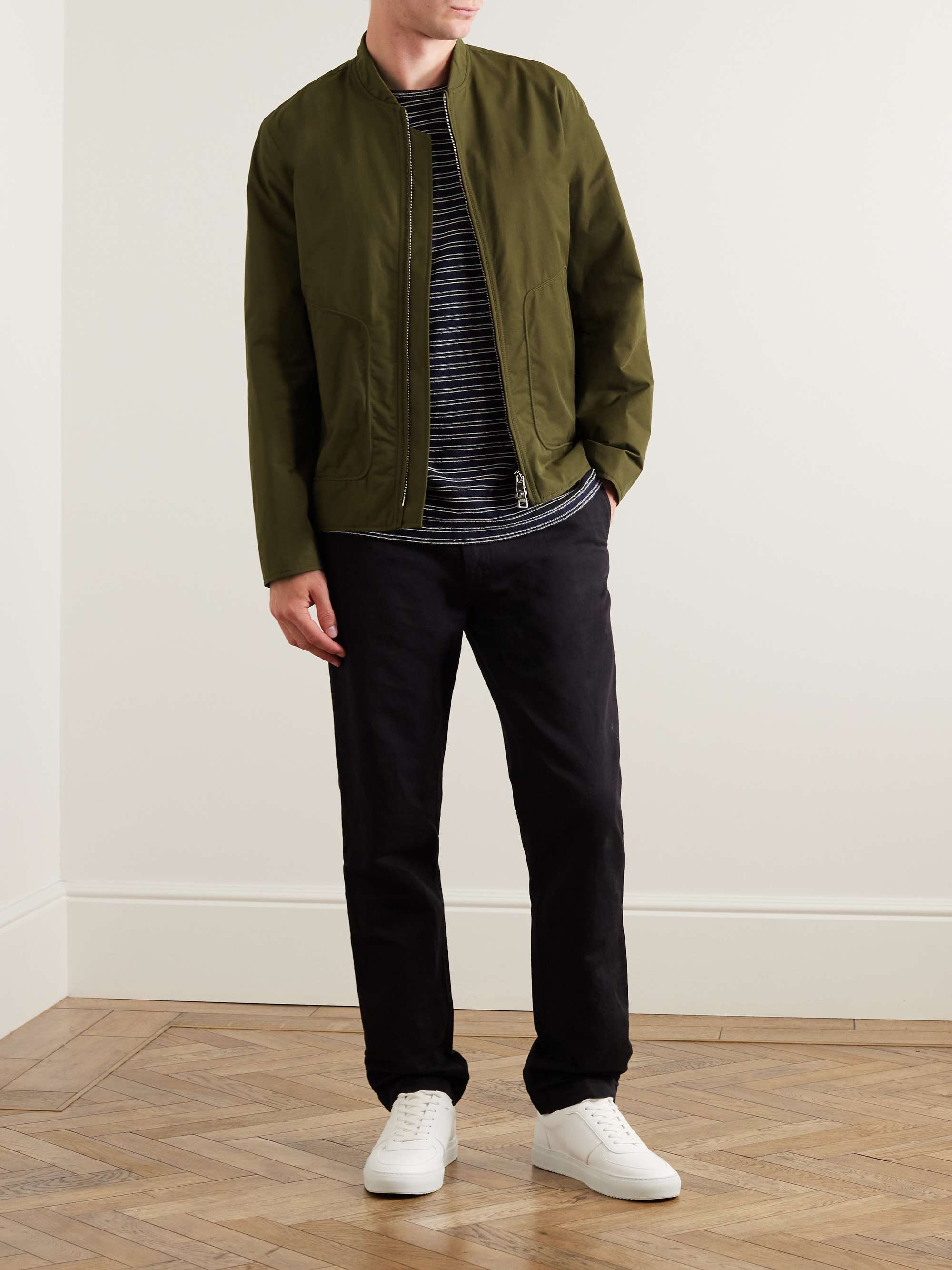 MR P. Padded Cotton-Blend Shell Harrington Jacket for Men | MR PORTER