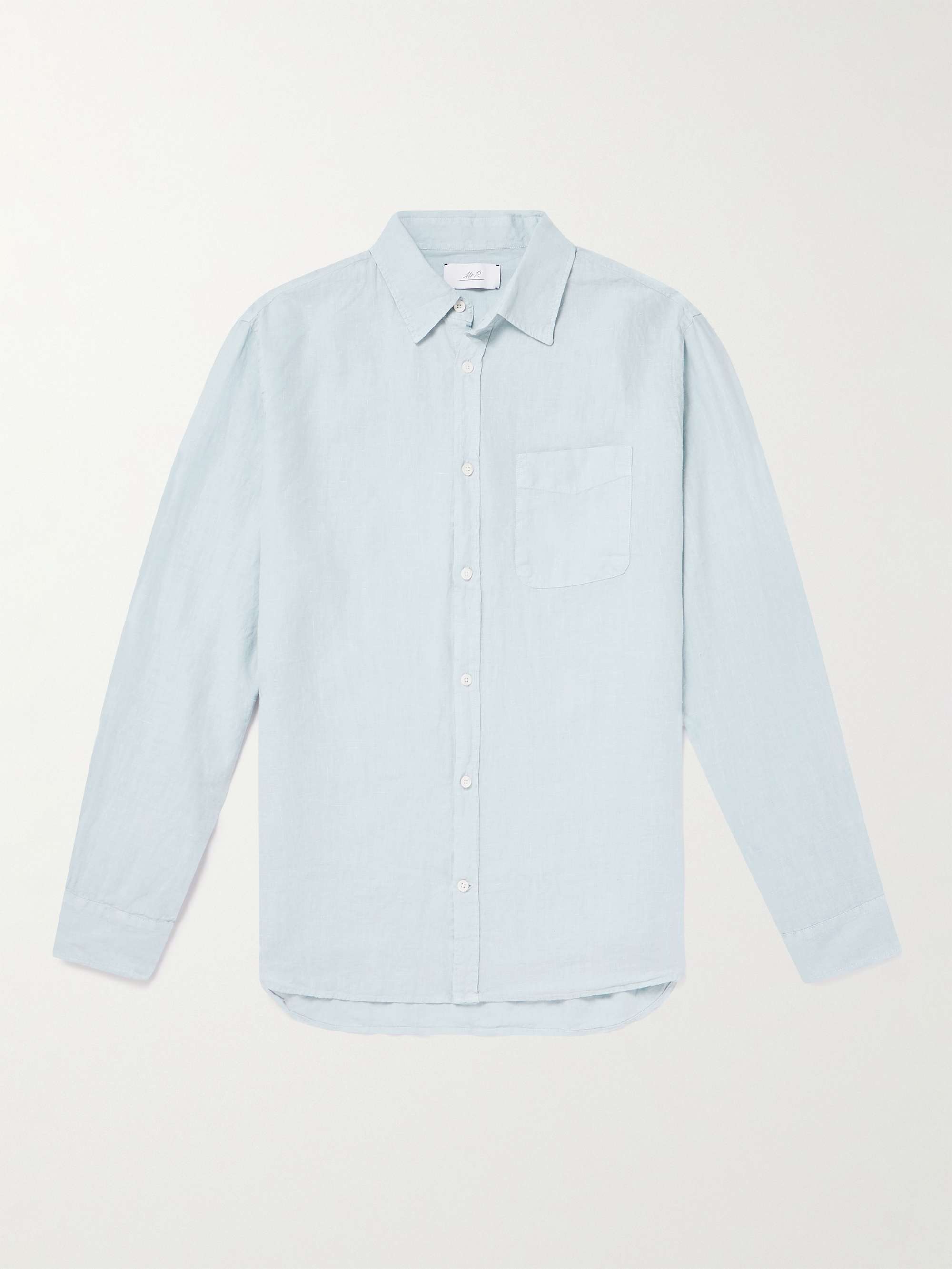 MR P. Garment-Dyed Linen Shirt