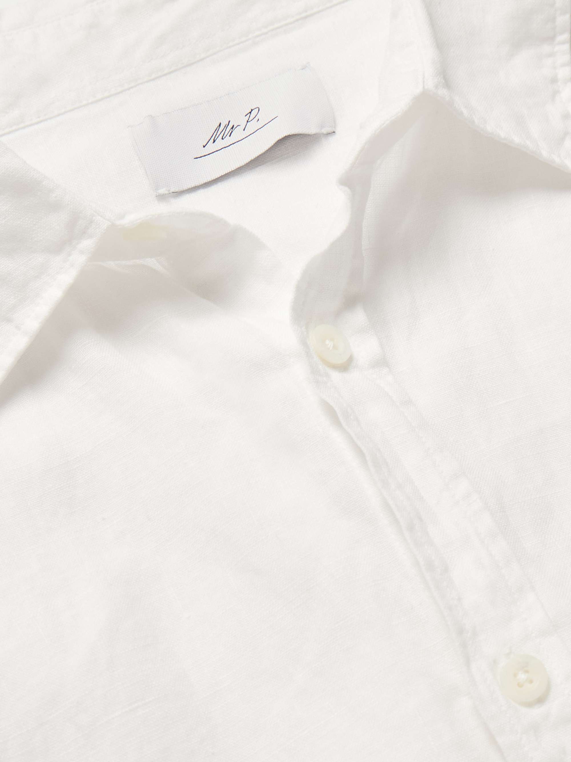 MR P. Garment-Dyed Linen Shirt