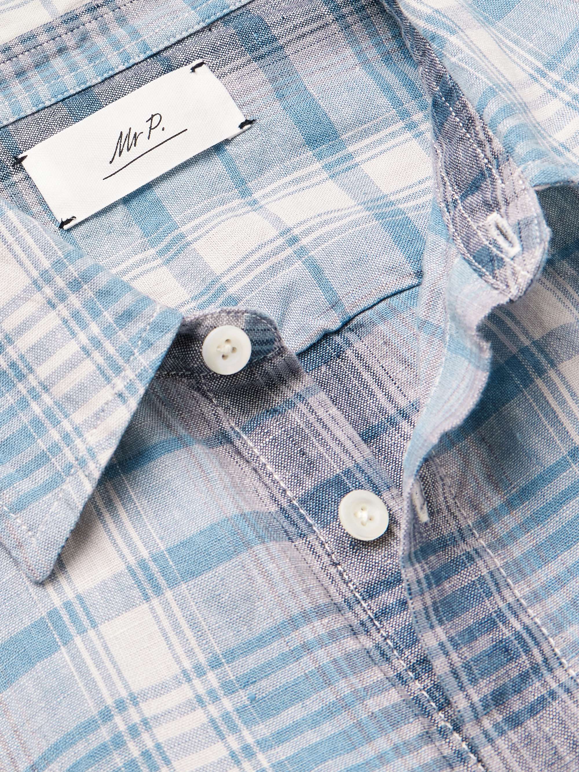 MR P. Checked Linen Shirt