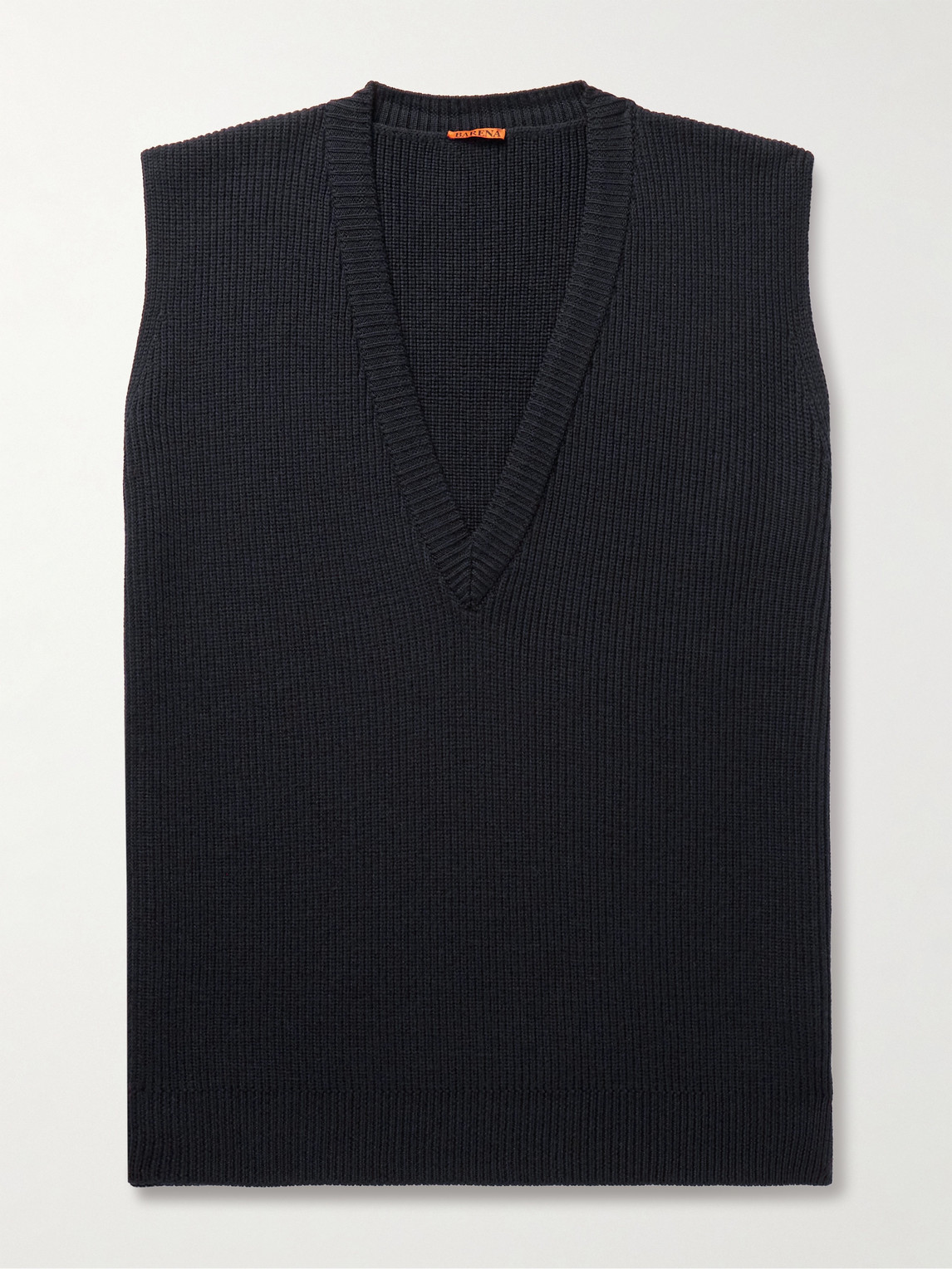 BARENA VENEZIA TURLON RIBBED WOOL SWEATER VEST