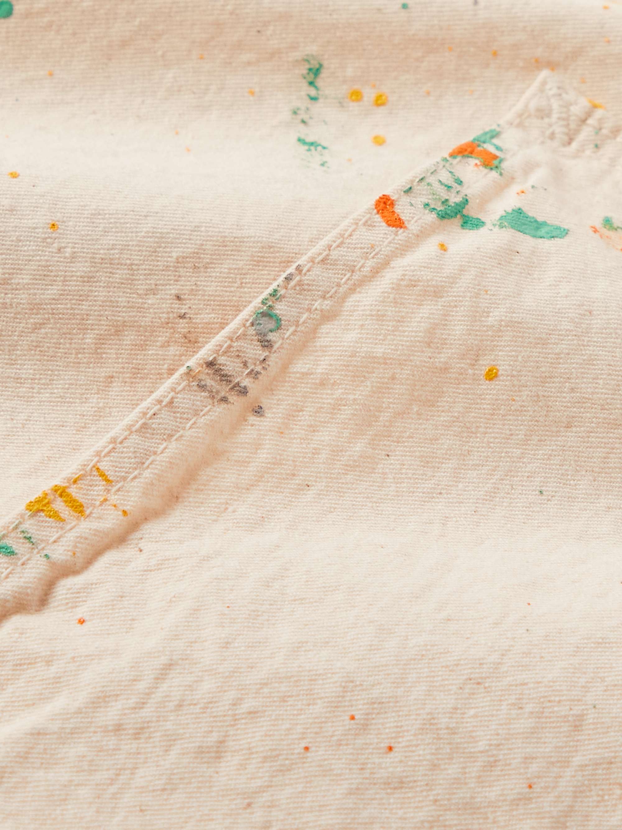 ORSLOW Paint-Splattered Cotton-Twill Jacket