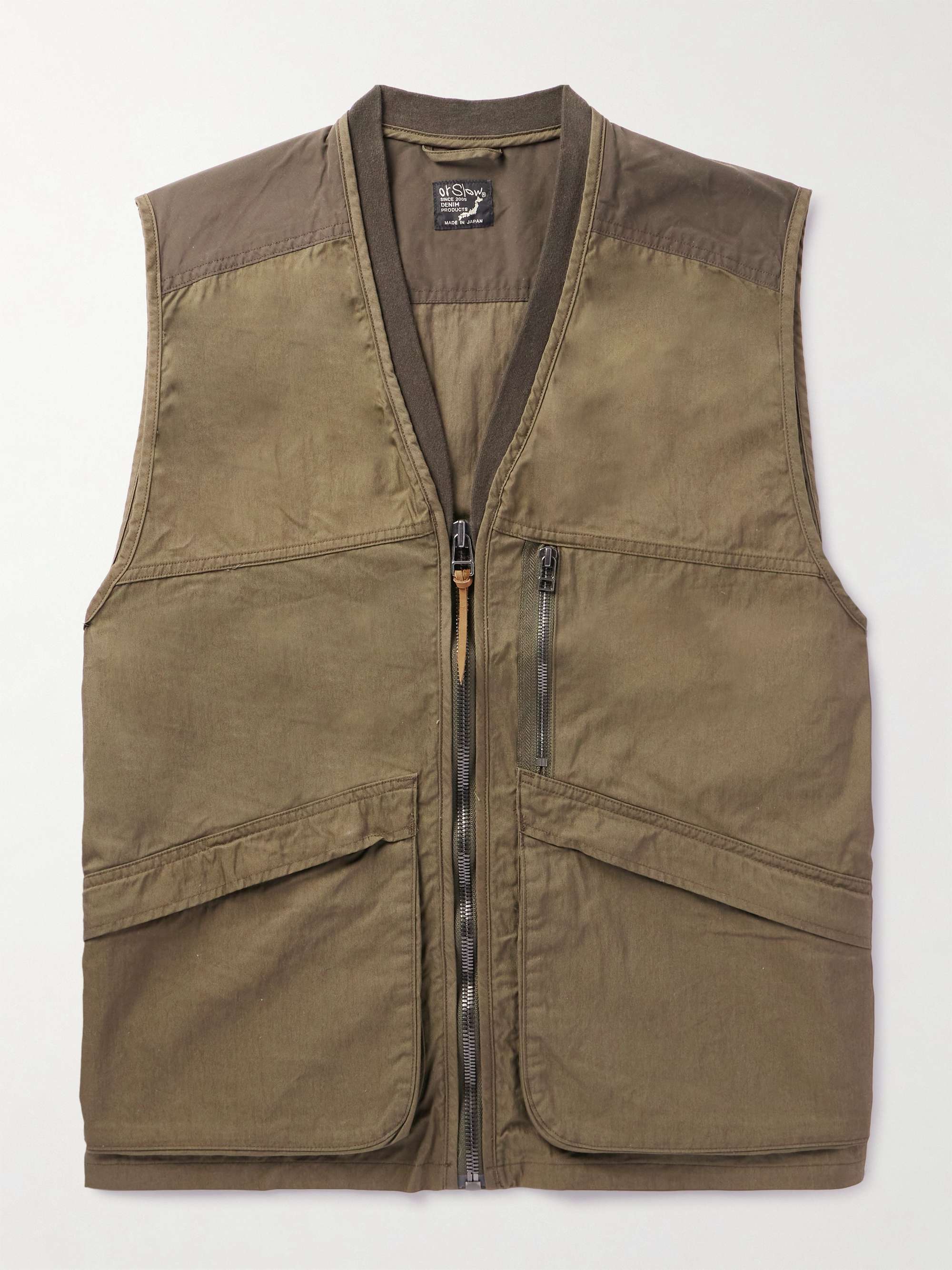 ORSLOW Cotton-Blend Twill Gilet for Men | MR PORTER