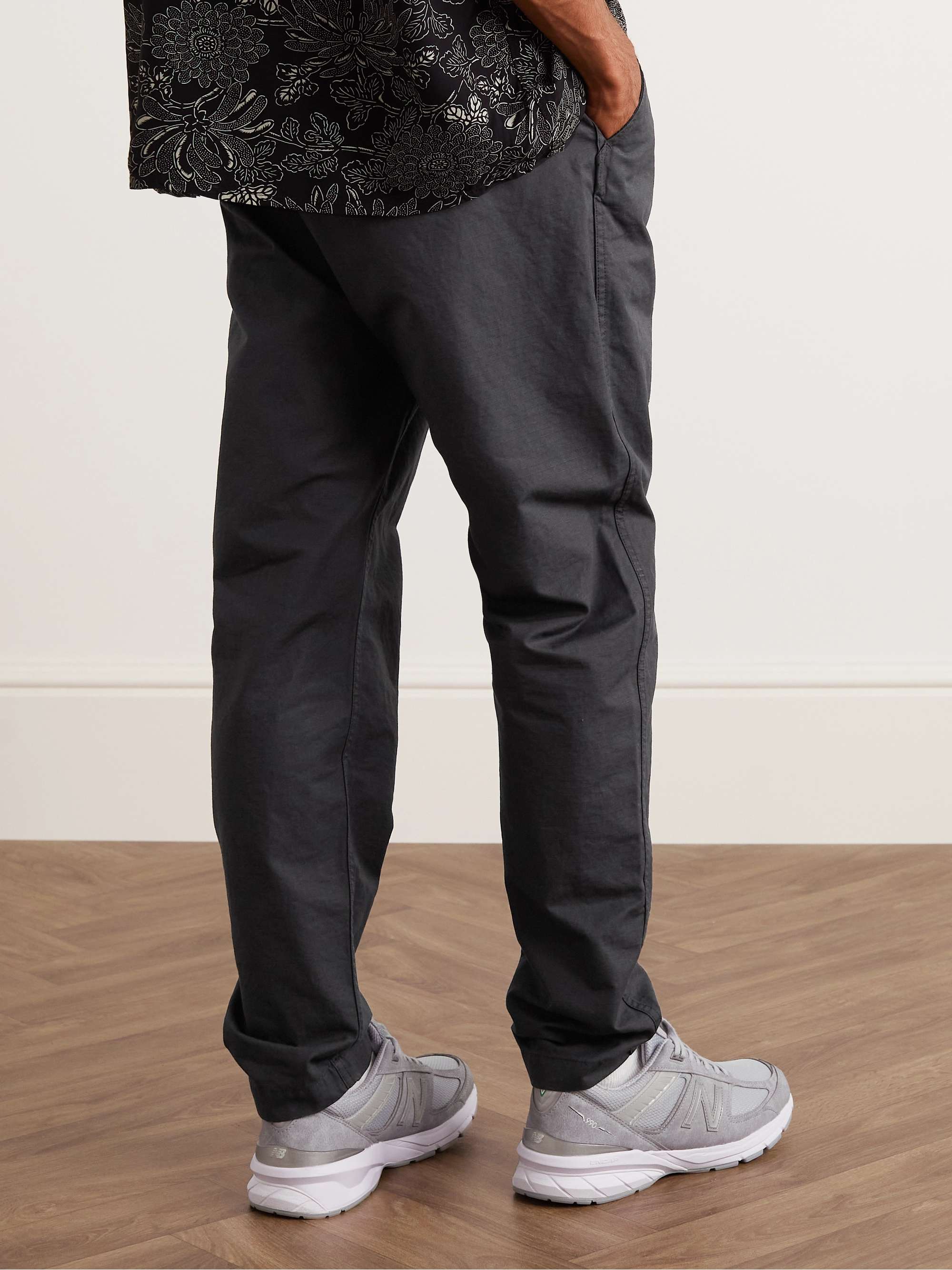 ORSLOW New Yorker Straight Leg Cotton-Ripstop Trousers