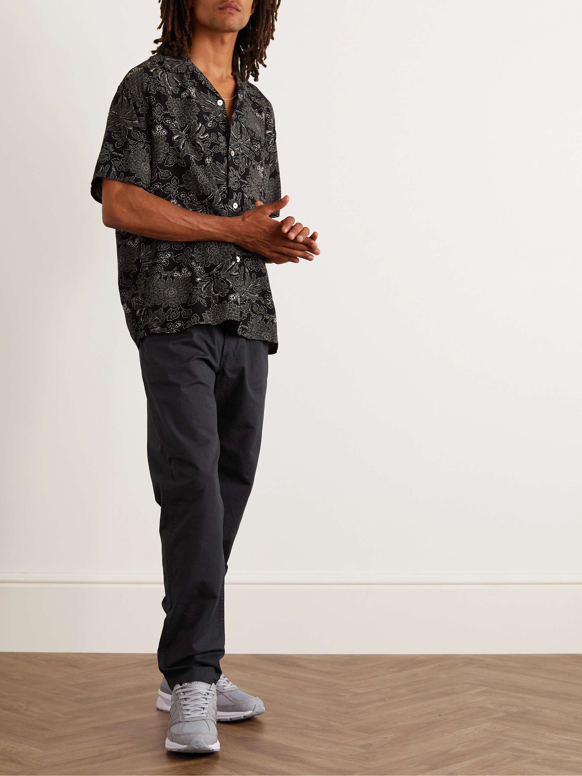ORSLOW New Yorker Straight Leg Cotton-Ripstop Trousers