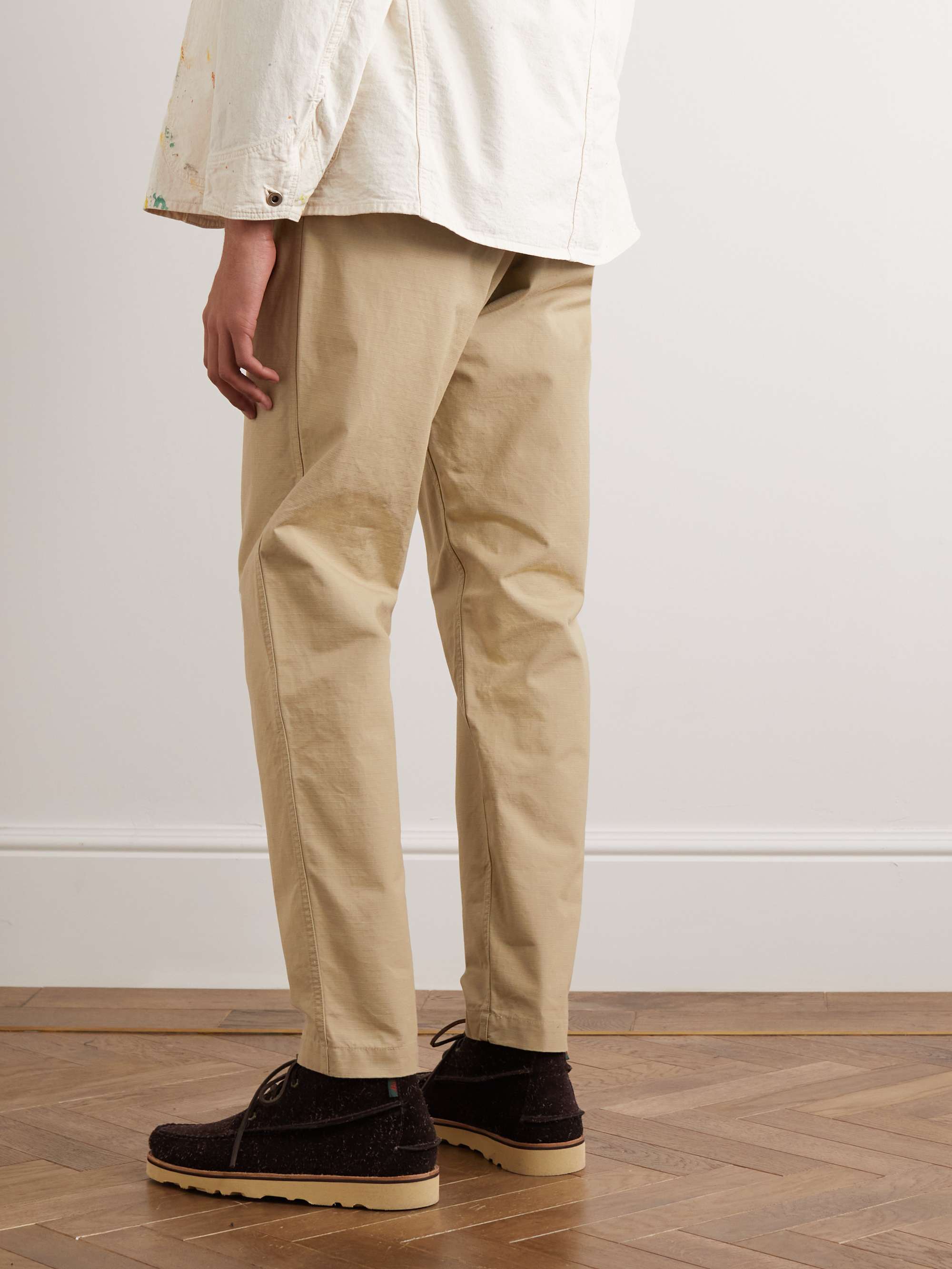 ORSLOW New Yorker Straight Leg Cotton-Ripstop Trousers