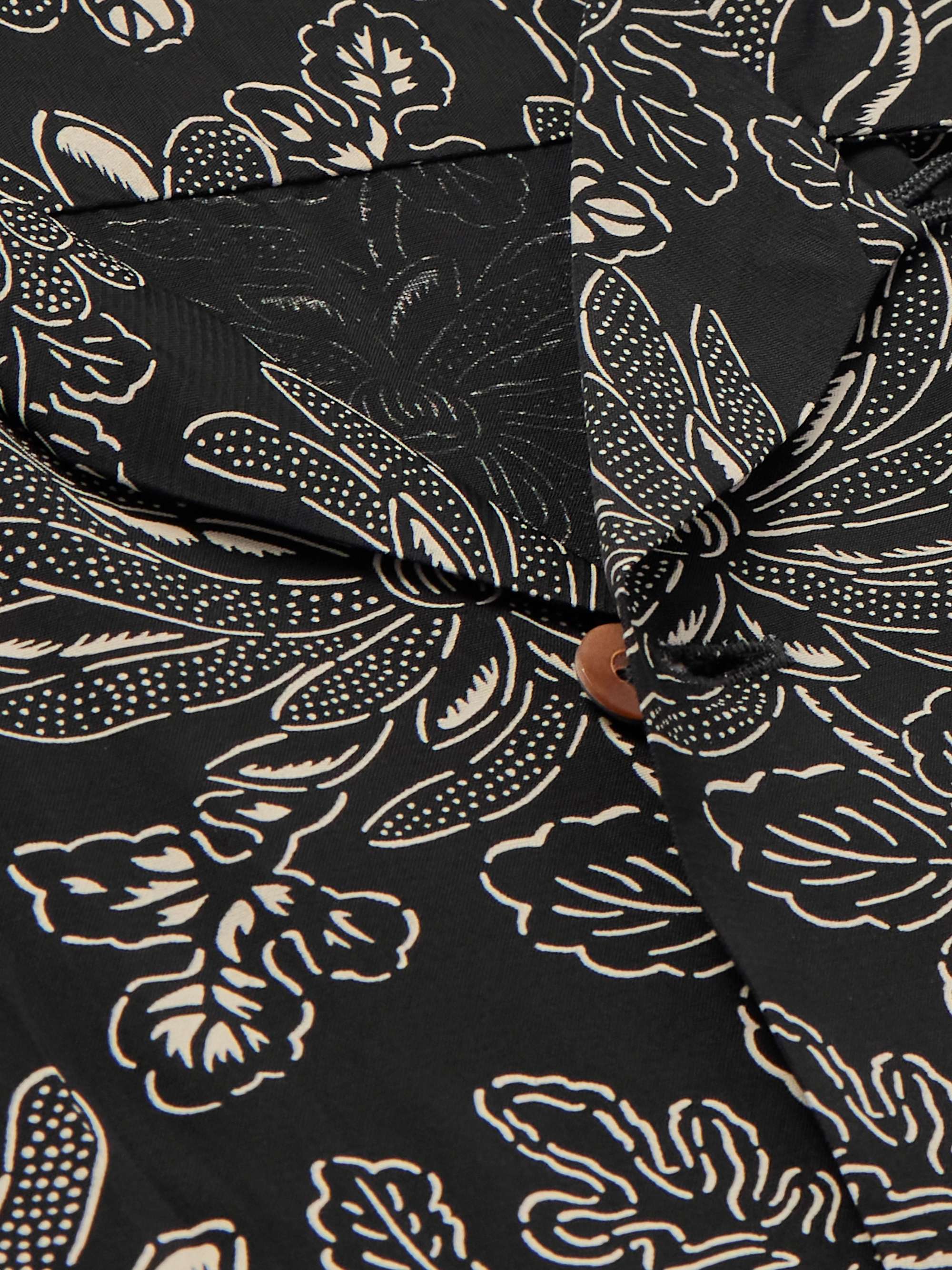 ORSLOW Camp-Collar Floral-Print Voile Shirt for Men | MR PORTER