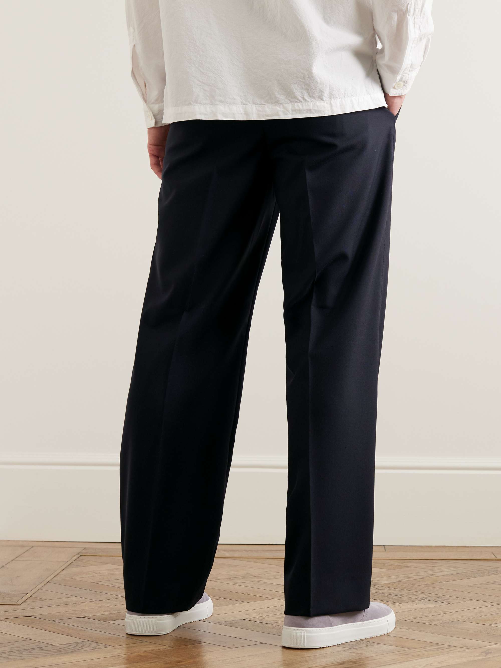 BARENA Delfo Straight-Leg Wool-Blend Flannel Trousers for Men | MR PORTER